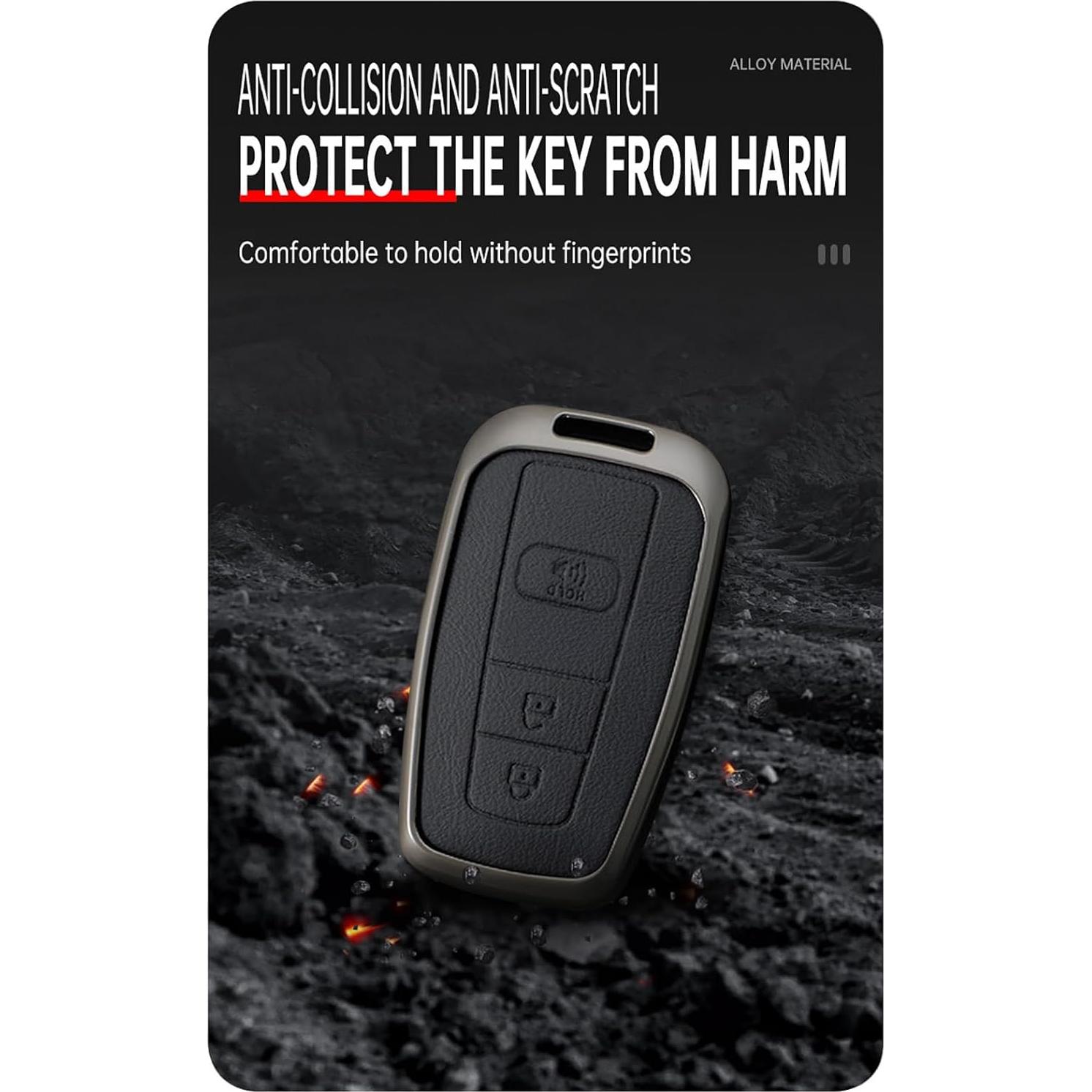 Funda de Llave HIBEYO 3 Botones para Toyota 2016-2024