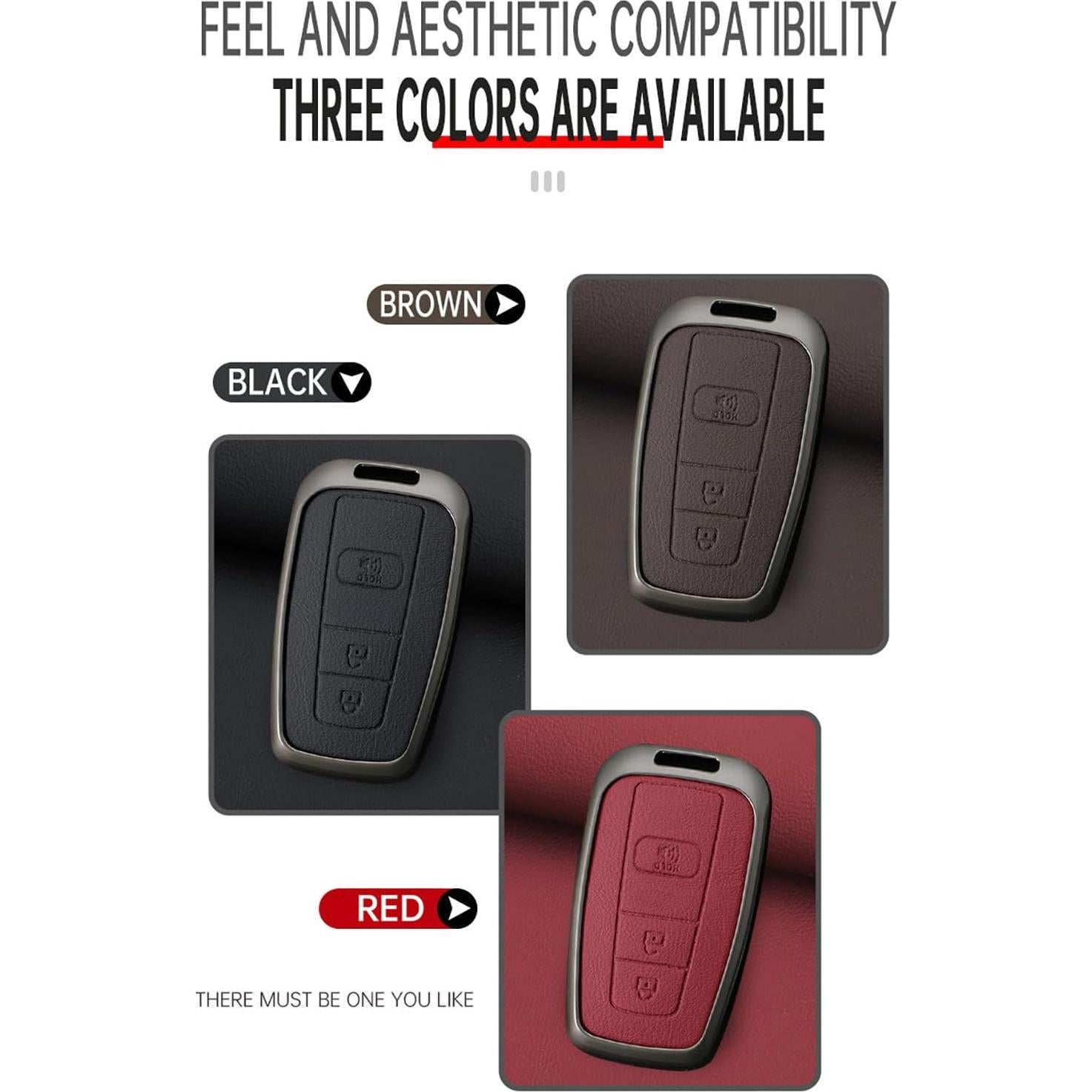 Funda de Llave HIBEYO 3 Botones para Toyota 2016-2024