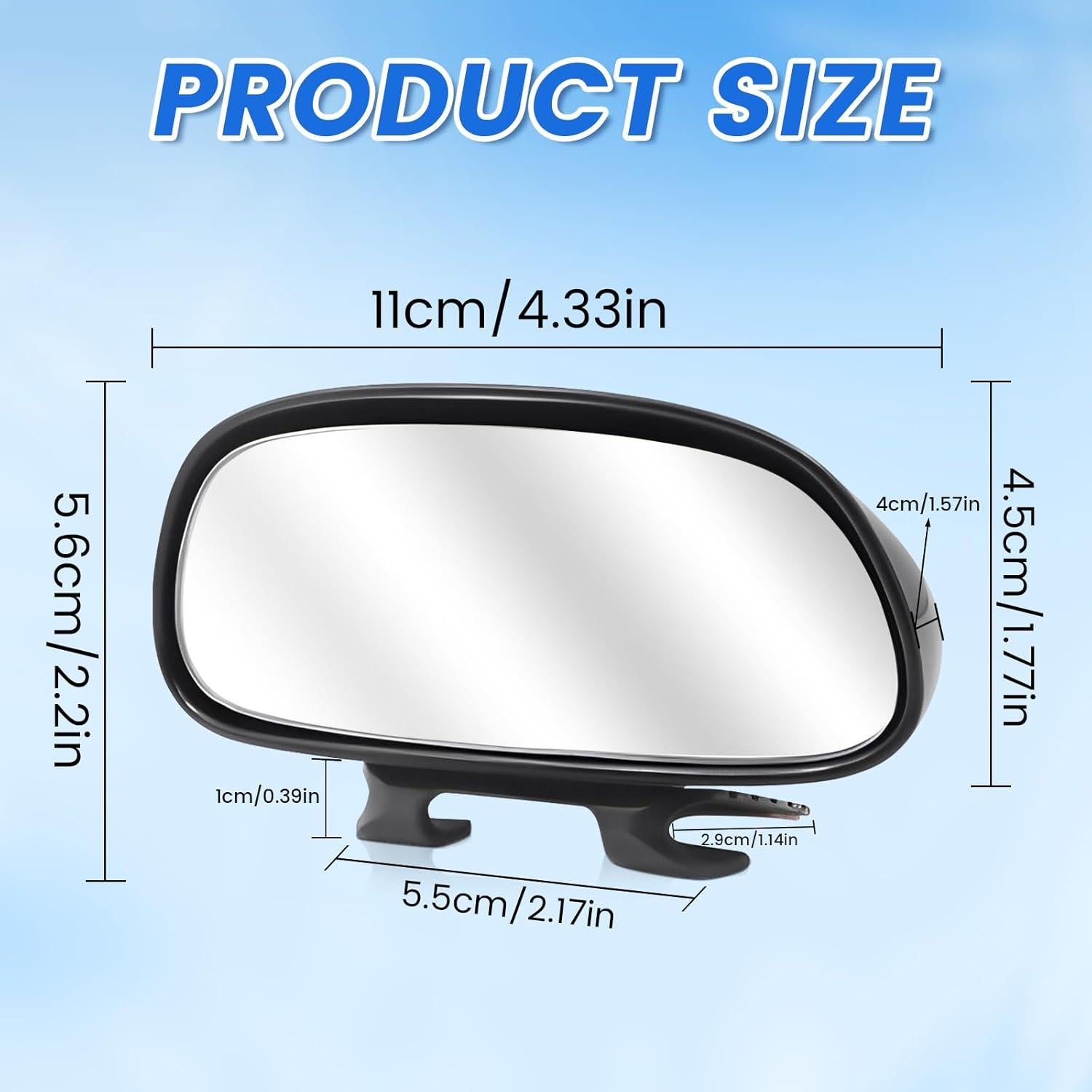 Espejo Retrovisor Infantil Ajustable 360° Xuzimaoyi HD