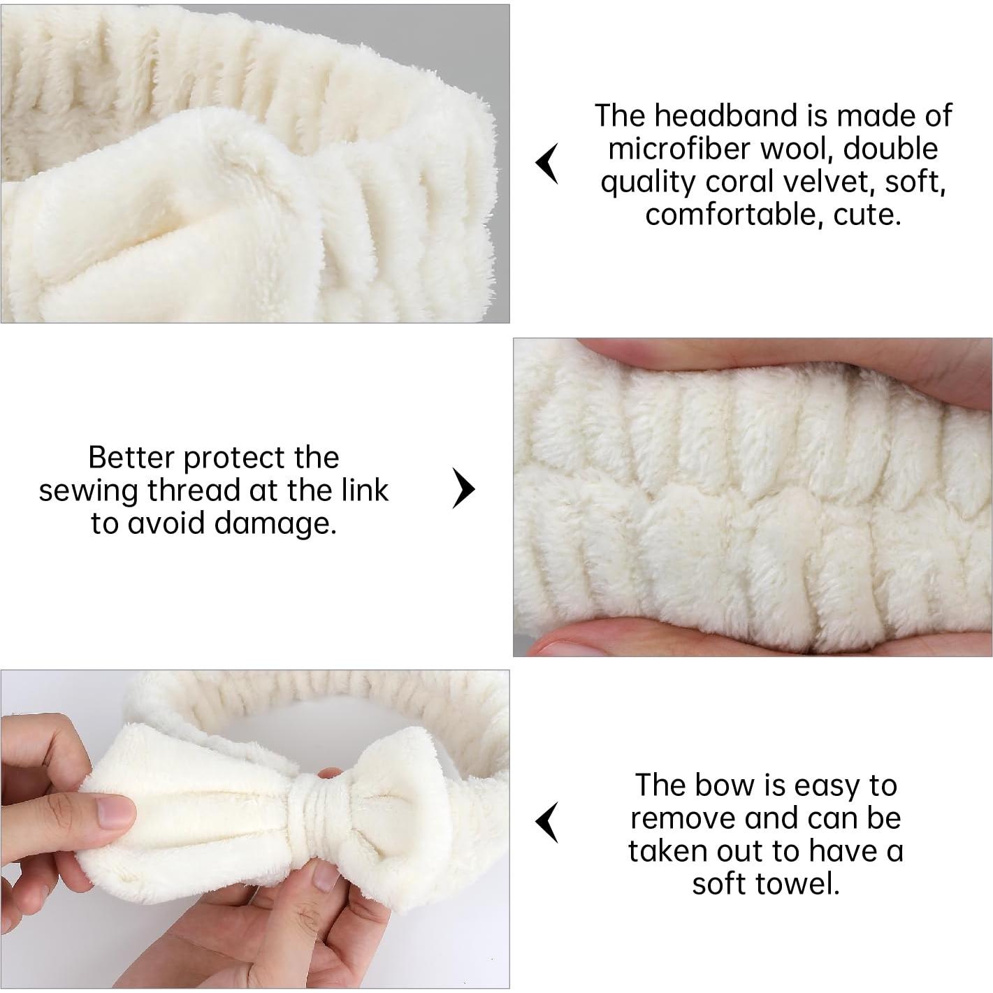 Juego de 6 Piezas Diadema y Pulseras Dafeng Spa Cuidado Piel