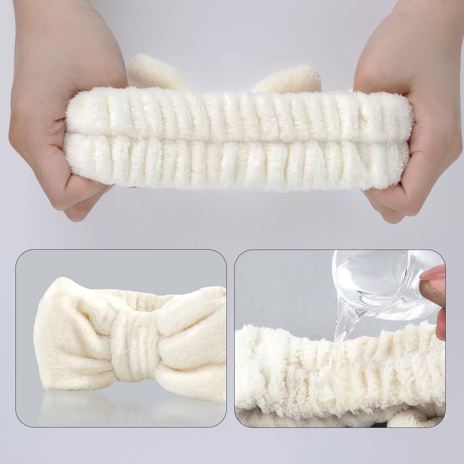 Juego de 6 Piezas Diadema y Pulseras Dafeng Spa Cuidado Piel