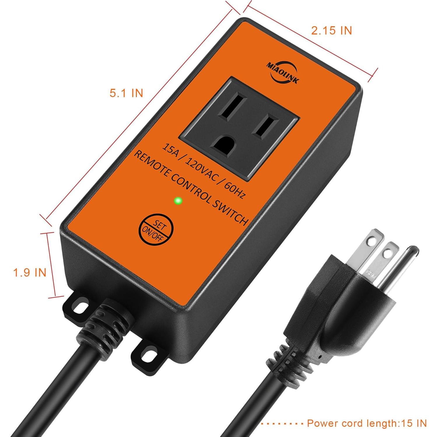 Interruptor Remoto para Aspiradora MIAOLINK 120V Automático