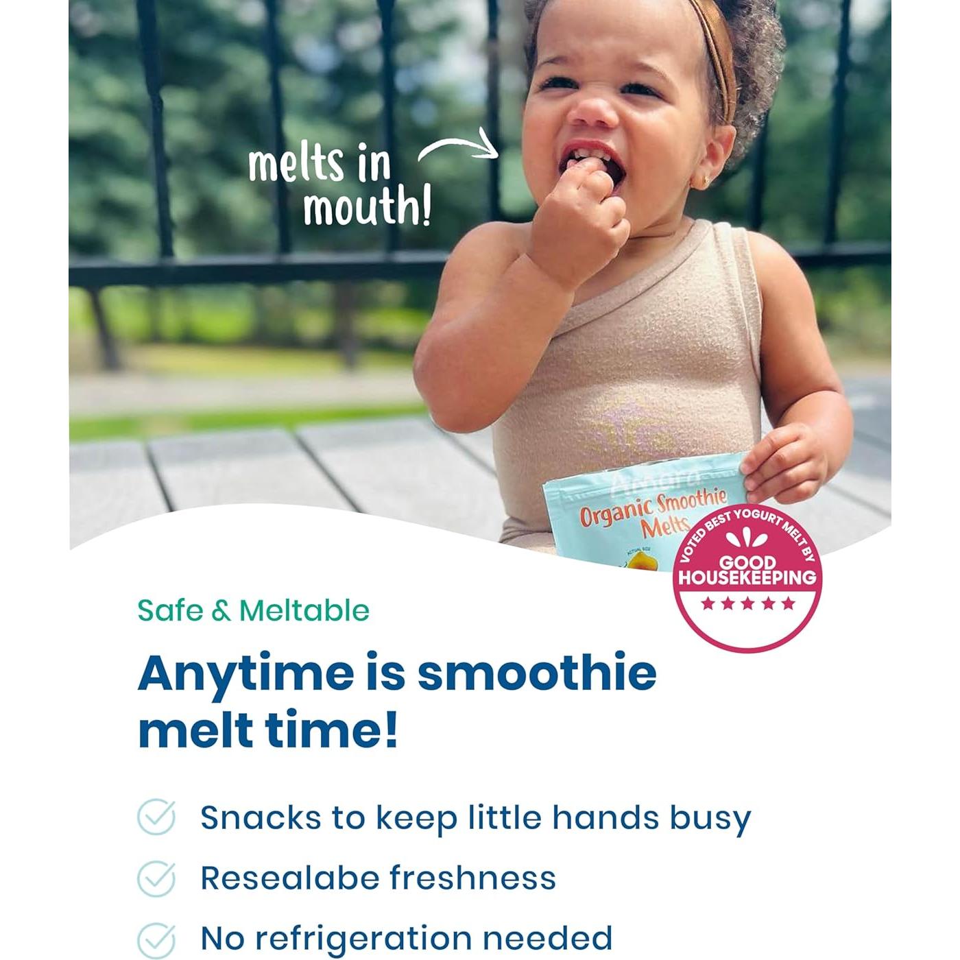 Amara Smoothie Melts - Snacks Saludables para Bebés 170g