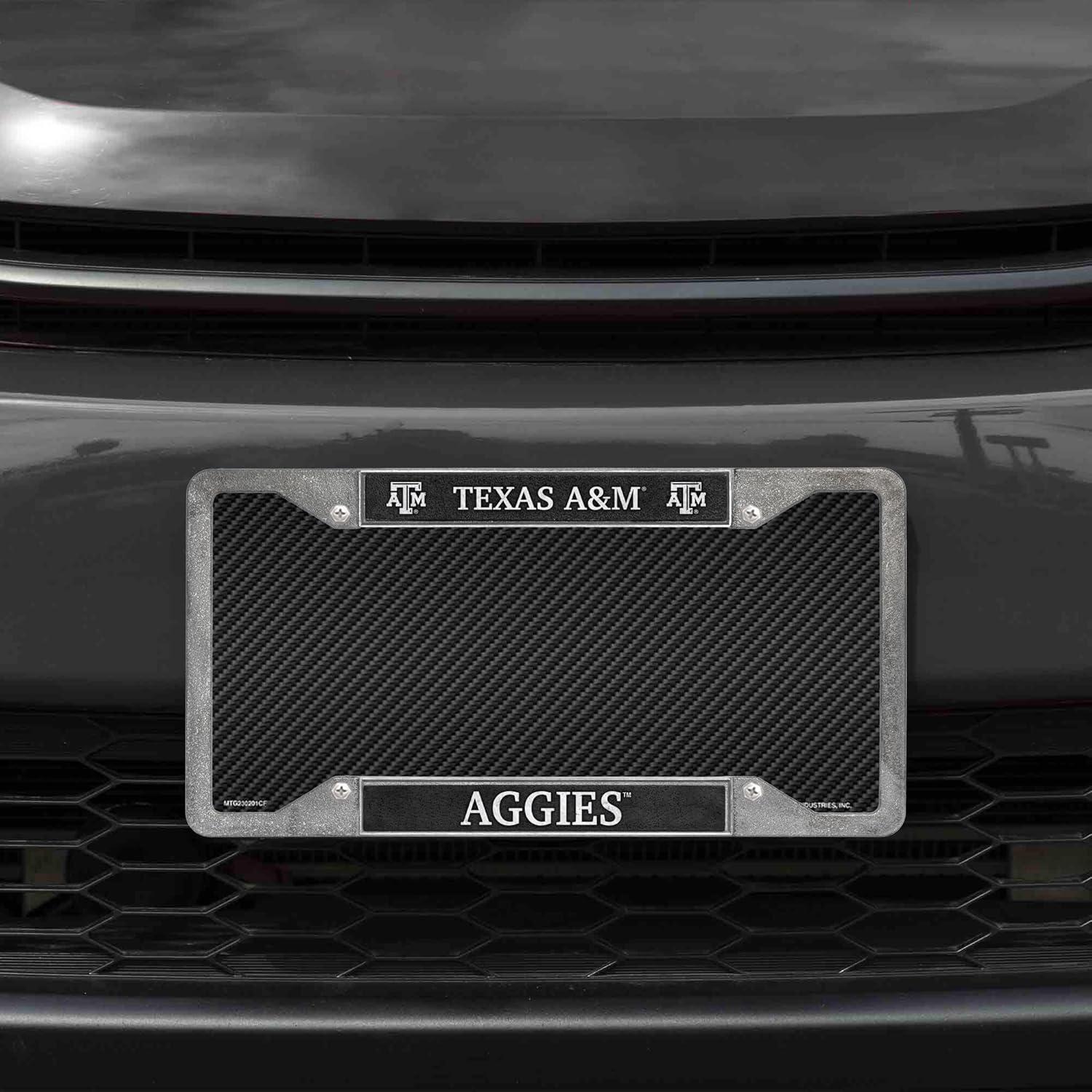 Marco de Placa de Licencia Rico Industries Pewter 30.48x15.24cm