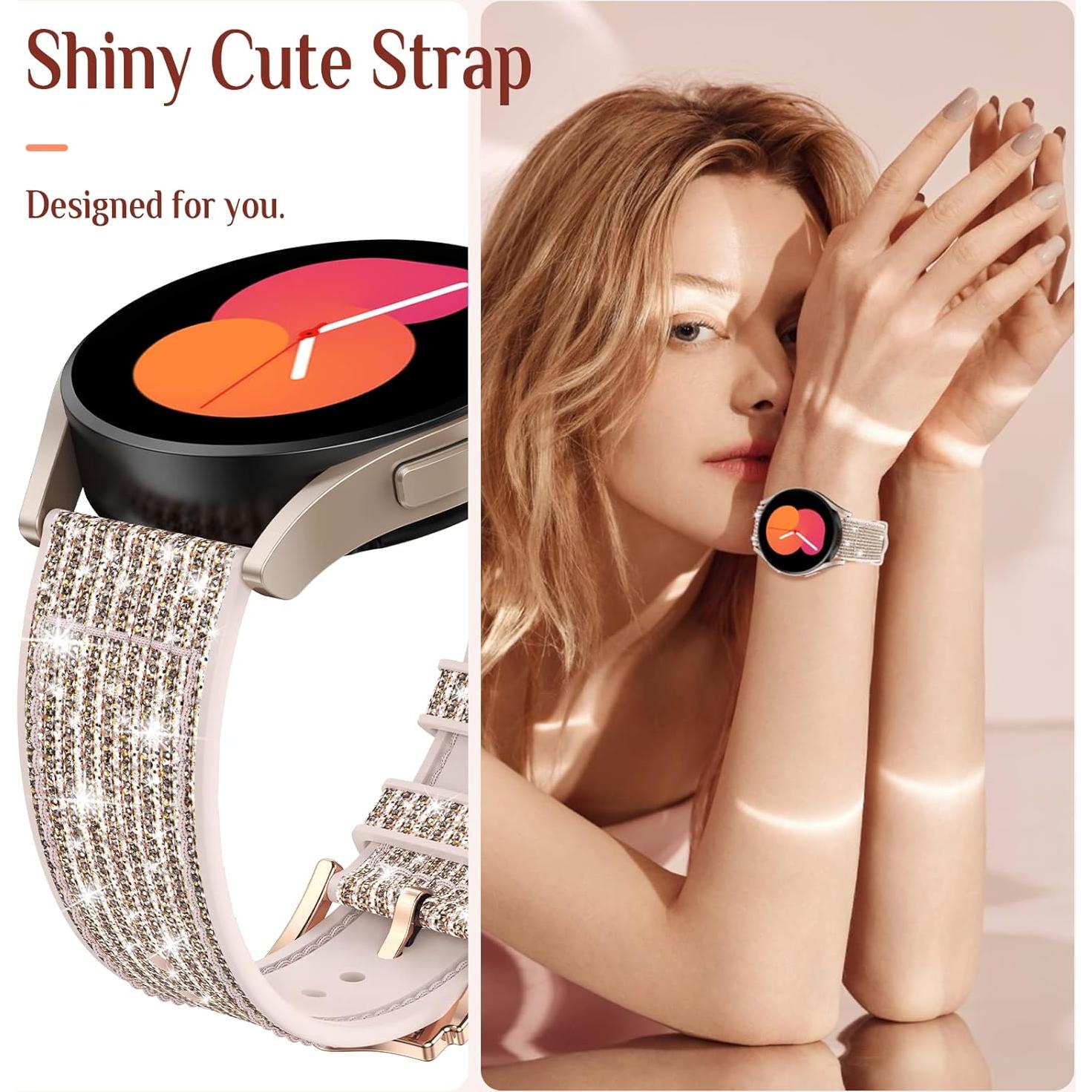 Banda de Silicona Brillante Goton para Samsung Galaxy Watch 20mm