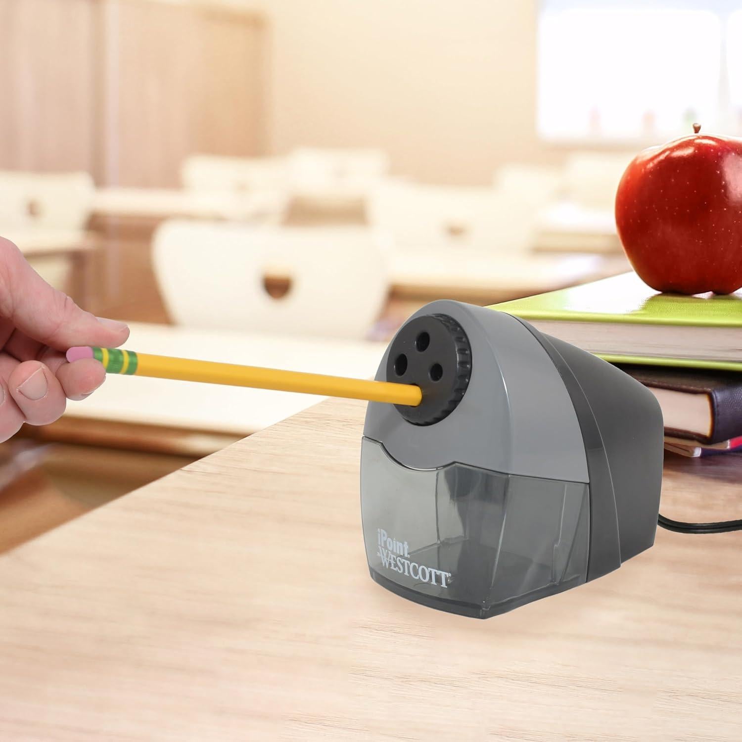 Sacapuntas Eléctrico Westcott Multi Agujero Compacto