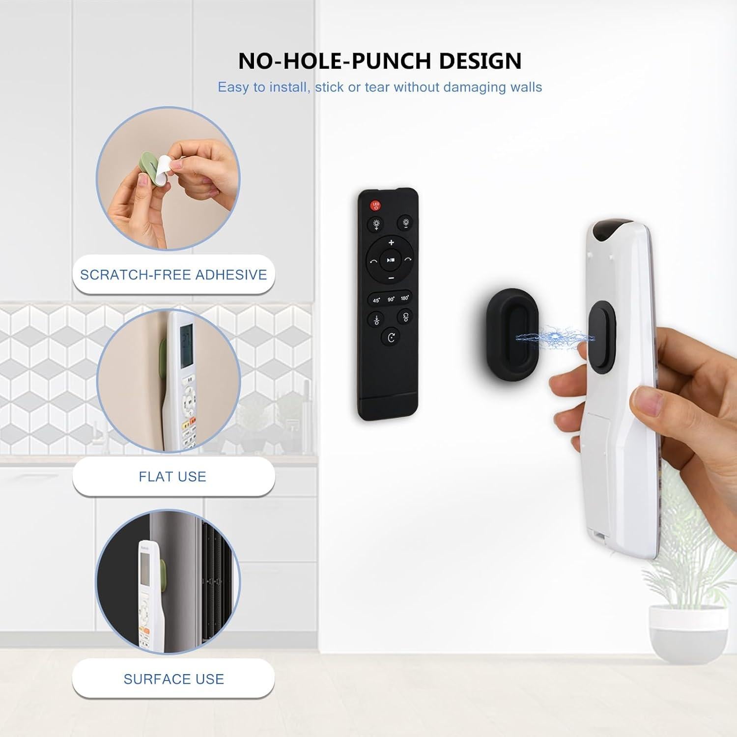 Soporte de Control Remoto Magnético DGMDGS - 4 Piezas