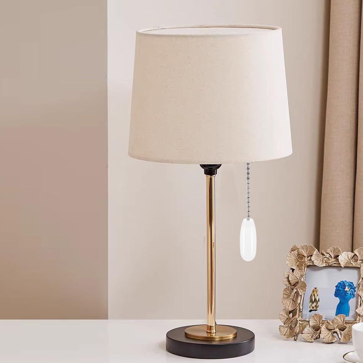 Cadenas de Tirar de Ventilador de Techo Aecsze 30 cm Madera Blanco