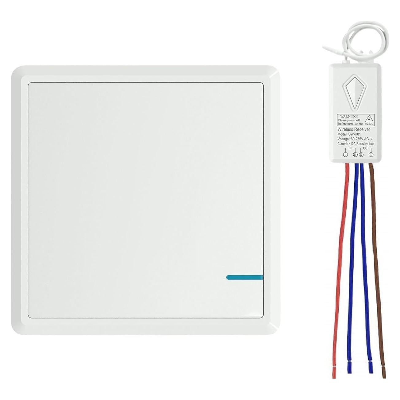 Kit Interruptor y Receptor Inalámbrico Thinkbee IP66 400m