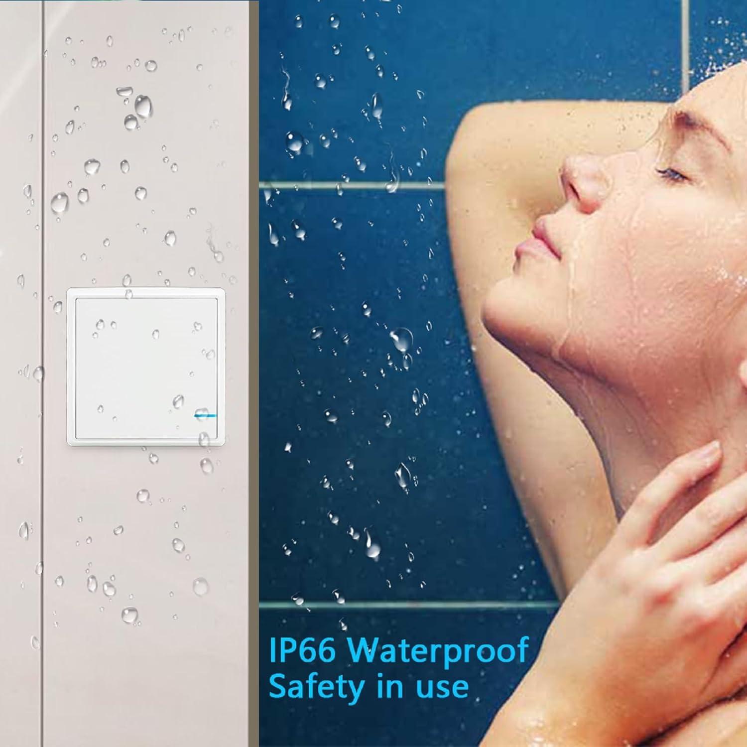 Kit Interruptor y Receptor Inalámbrico Thinkbee IP66 400m