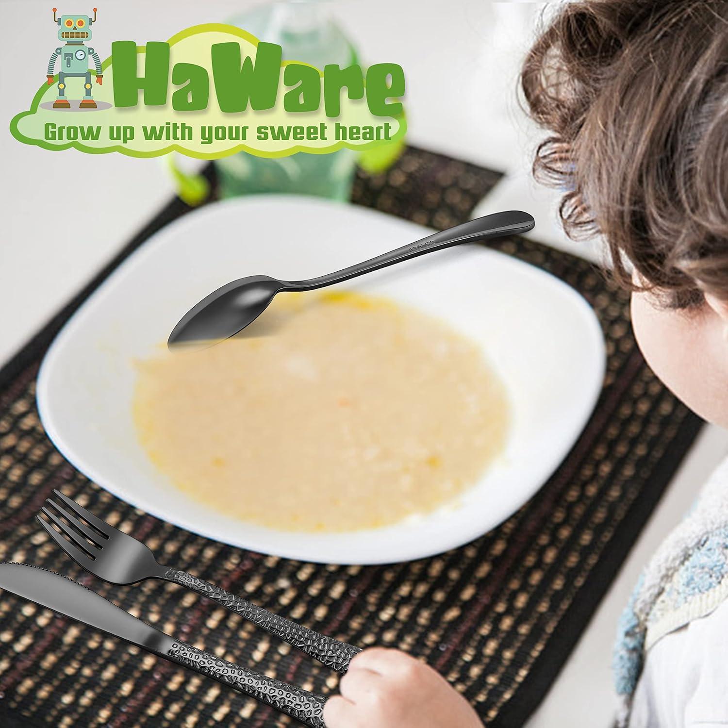 Set de Cubiertos para Niños HaWare 9 Piezas Acero Inoxidable