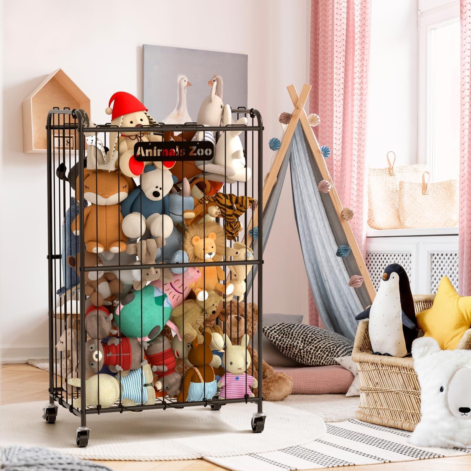 Organizador de Almacenamiento de Juguetes de Peluche YKDIRECT 210L