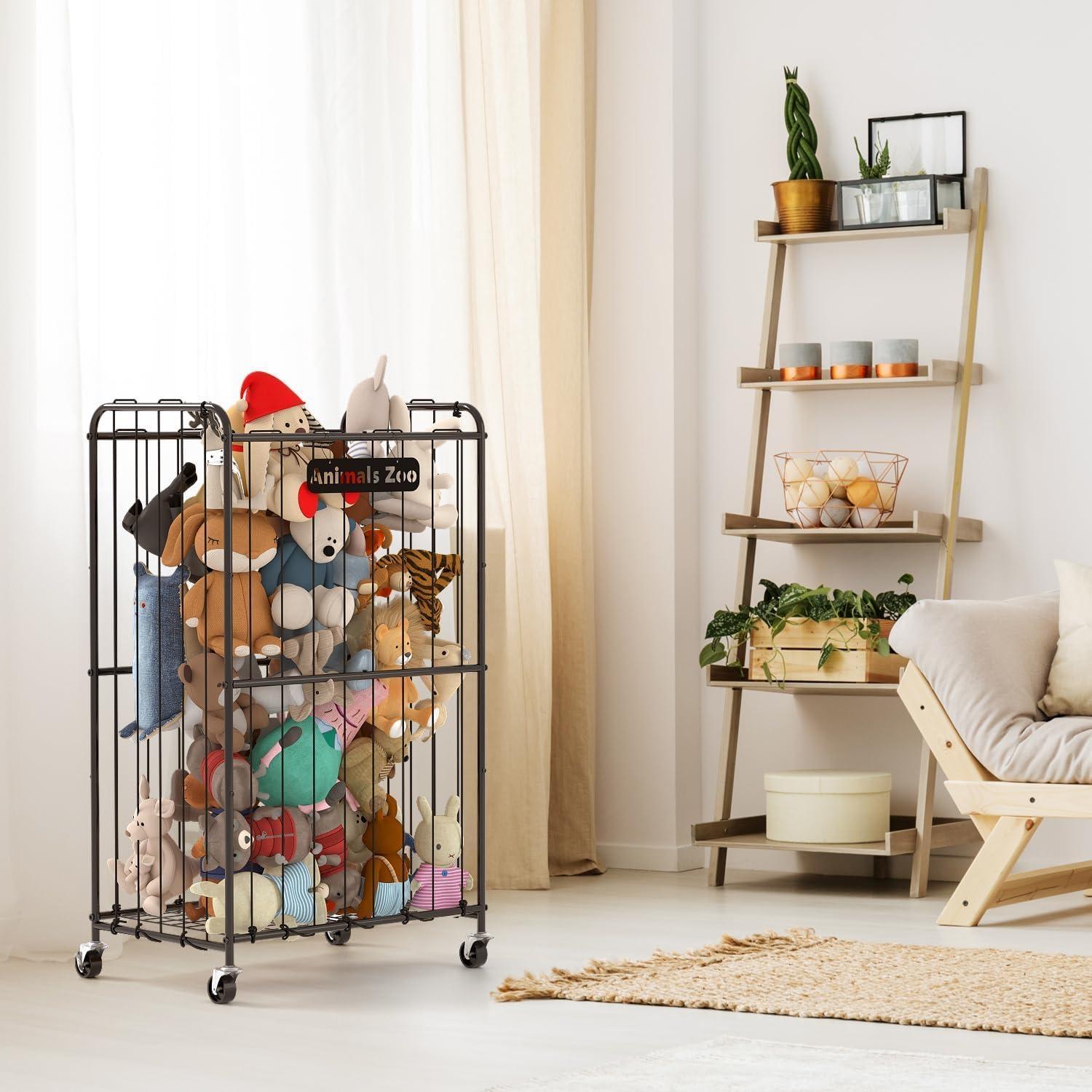 Organizador de Almacenamiento de Juguetes de Peluche YKDIRECT 210L