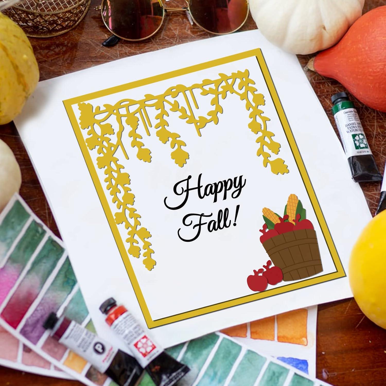 Troqueles de Metal ORIGACH para Tarjetas DIY Otoño Calabaza