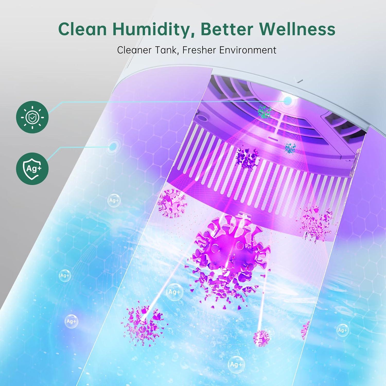 Humidificador Inteligente Provirtec HC-03 3L Control WiFi Azul