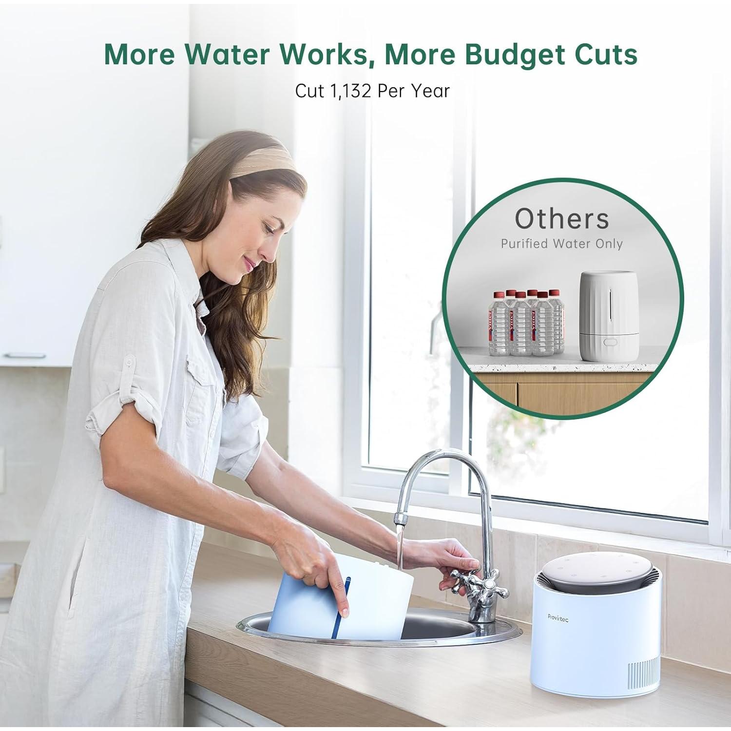 Humidificador Inteligente Provirtec HC-03 3L Control WiFi Azul