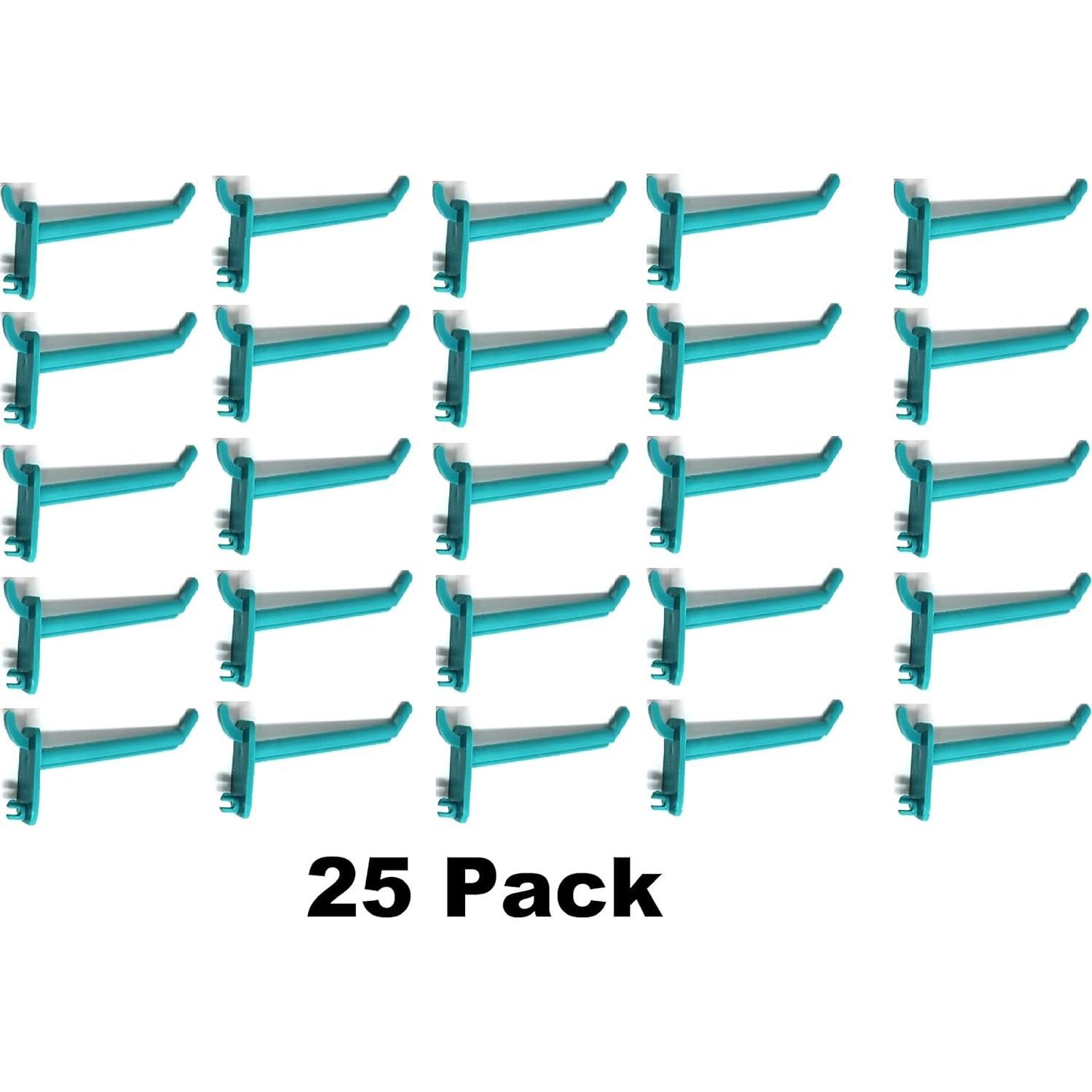 Ganchos de Plástico Teal 5 cm JSP Manufacturing - 25 Unidades