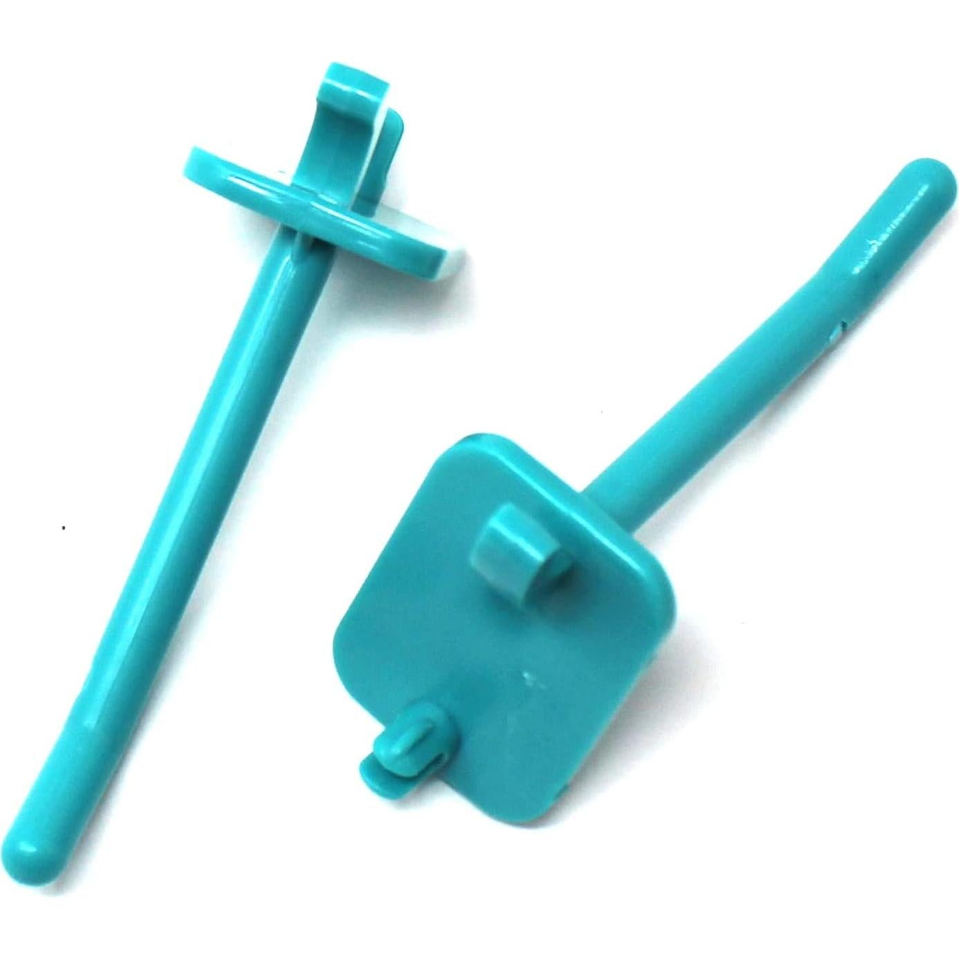 Ganchos de Plástico Teal 5 cm JSP Manufacturing - 25 Unidades