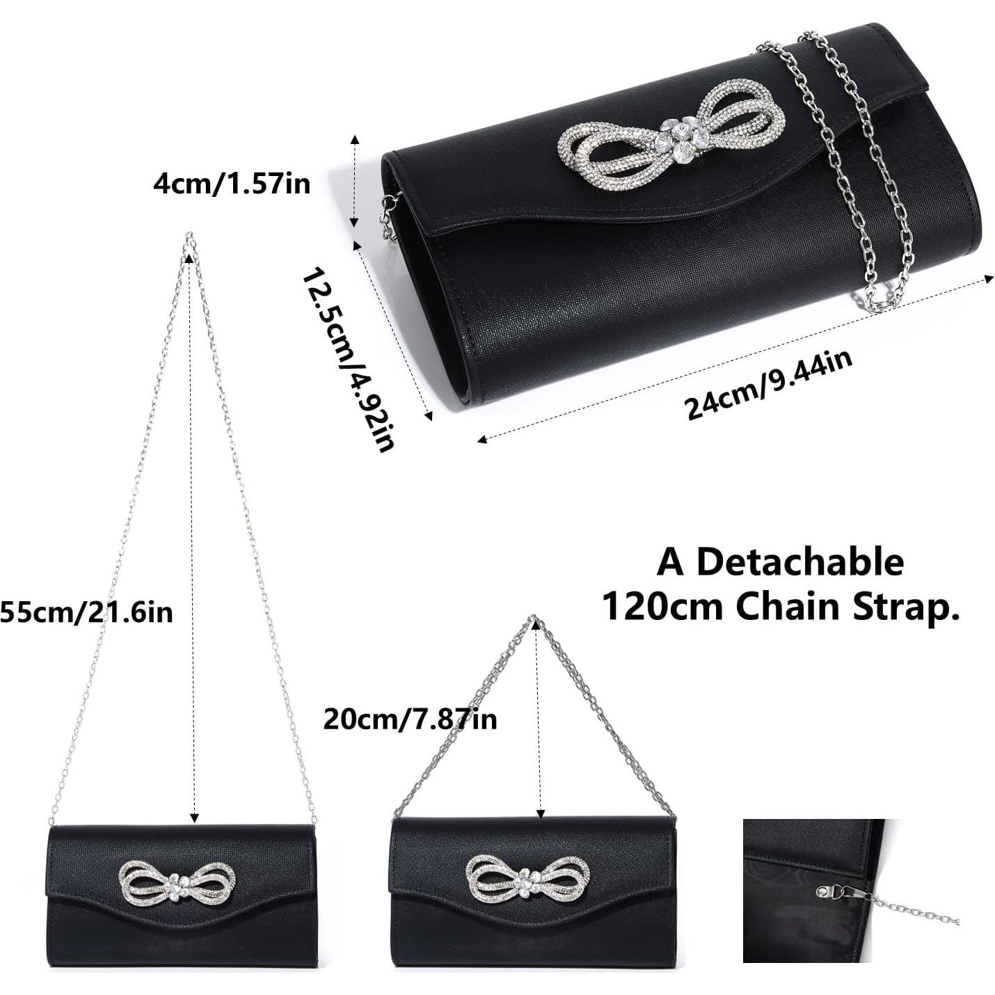 Bolso Clutch de Noche Gurina para Mujeres - Elegante y Versátil