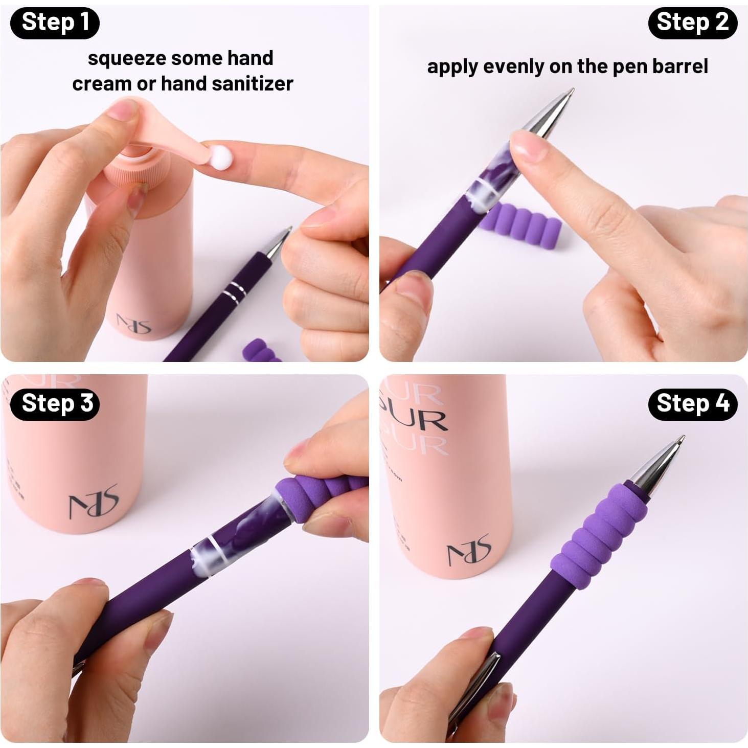 Bolígrafos 2 en 1 GINCEVHY Punta Fina 0.5mm Tinta Negra - 10 Pcs