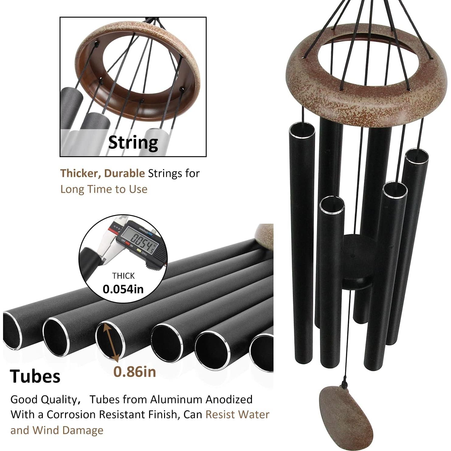 Campana de Viento ASTARIN 91.44 cm Metal Tono Profundo