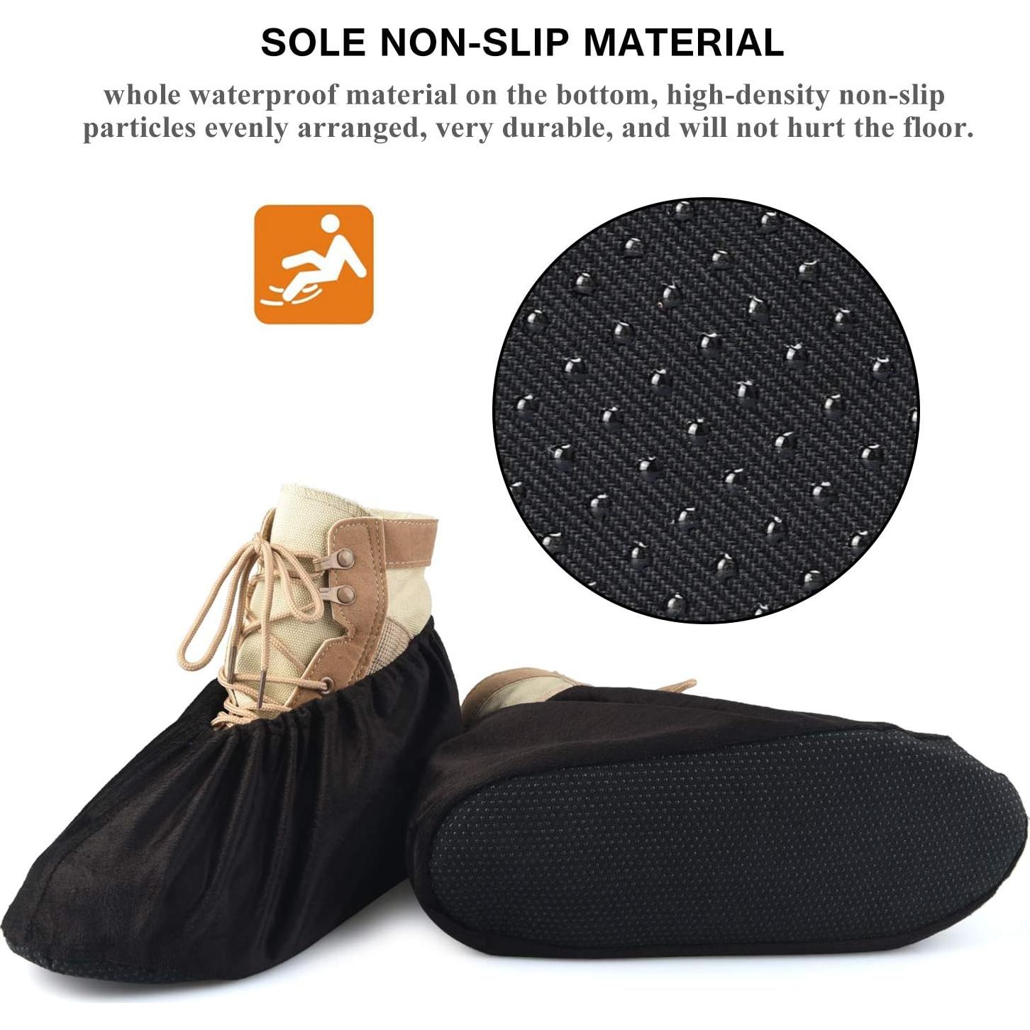 Cubiertas de Zapatos Reutilizables PlasMaller 5 Pares Antideslizantes