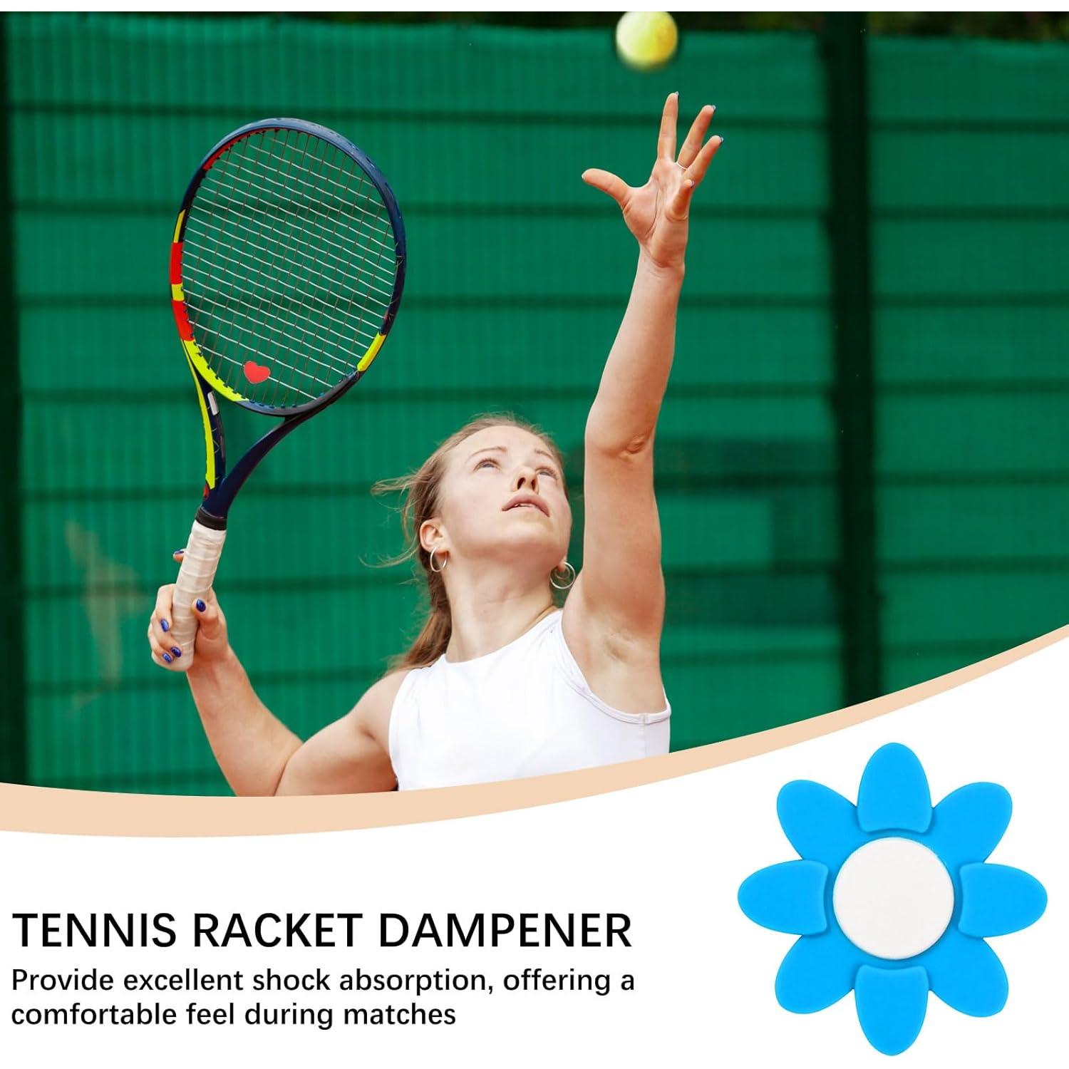 Amortiguador de Vibraciones YELARXI para Raqueta de Tenis Azul