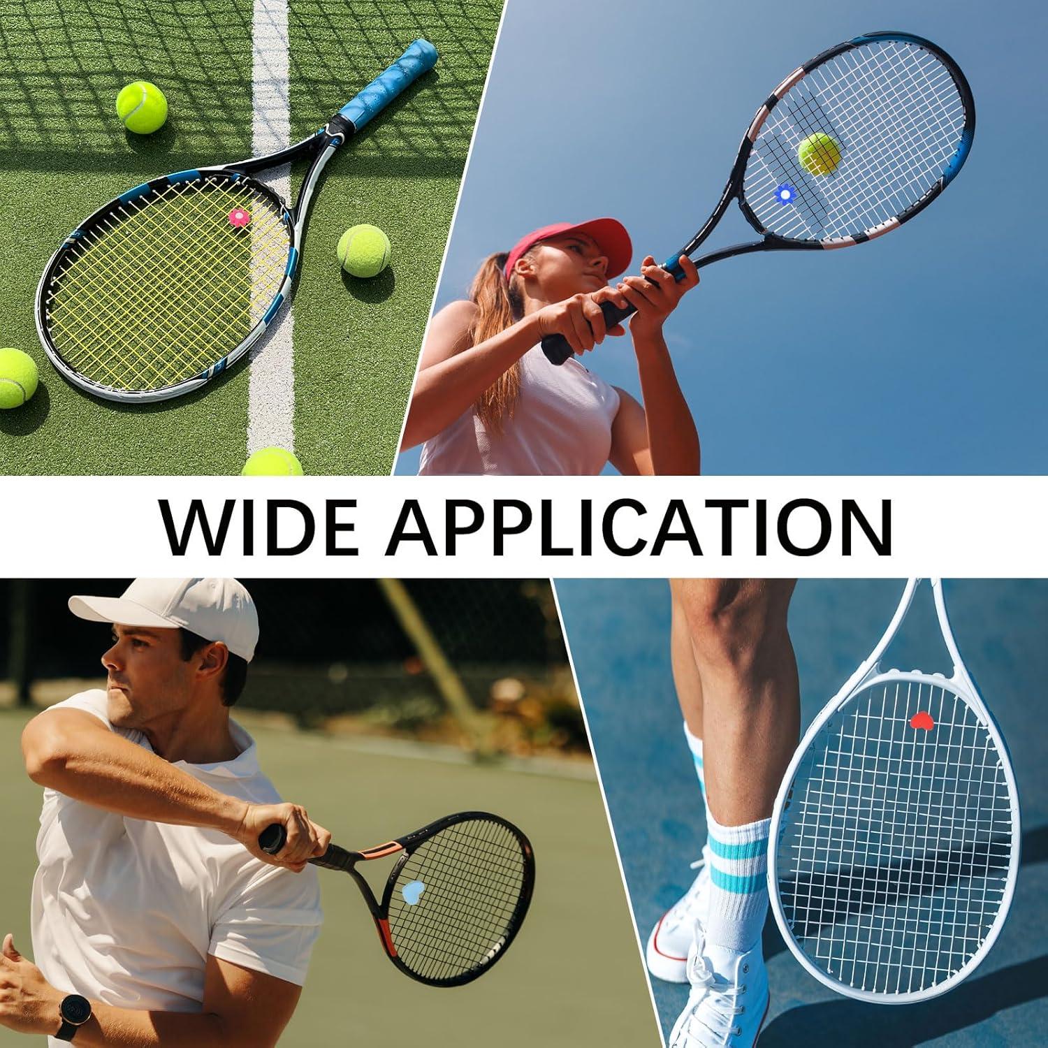 Amortiguador de Vibraciones YELARXI para Raqueta de Tenis Azul