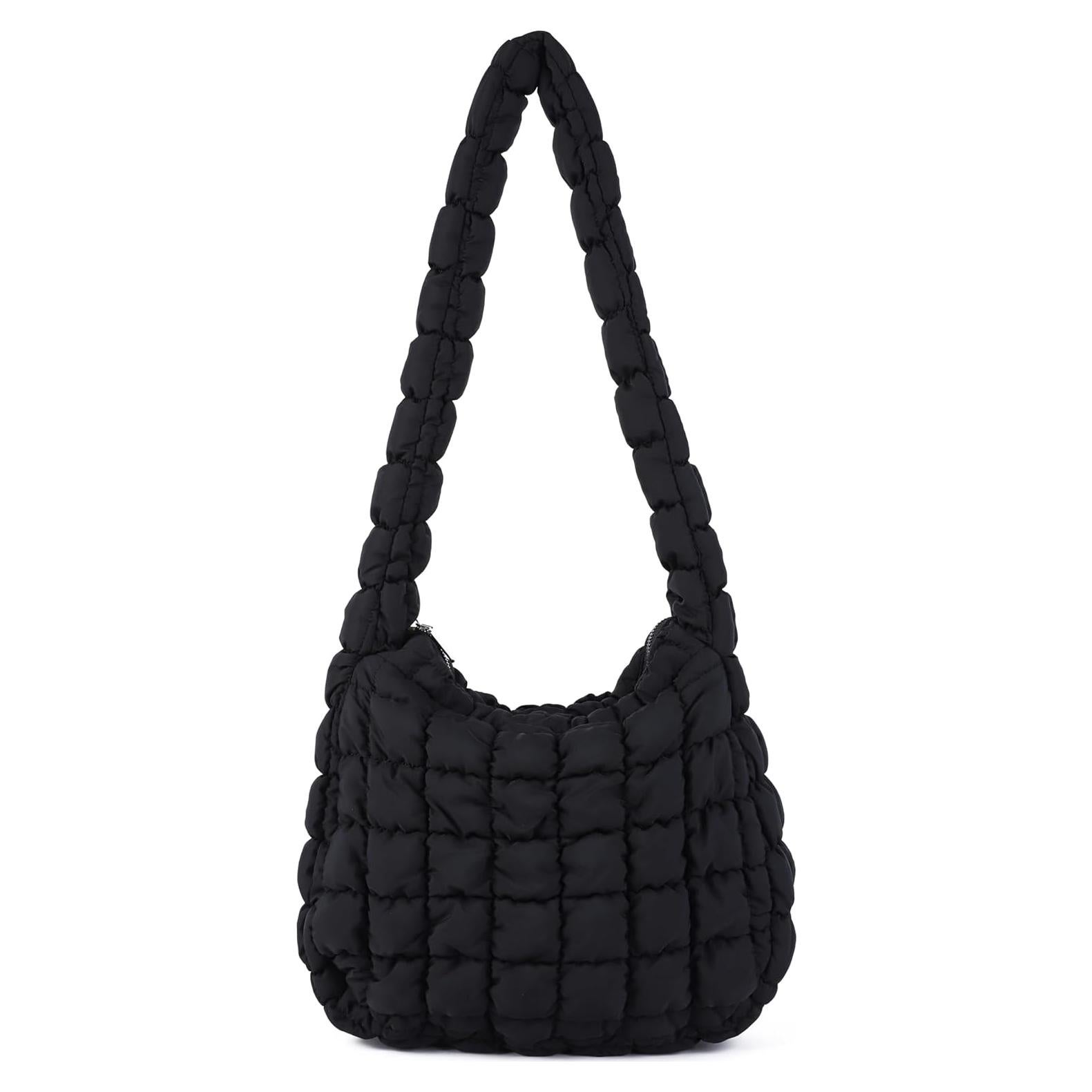 Bolso de Mano Brillante Simcat para Mujeres - Negro - 38x10x33 cm