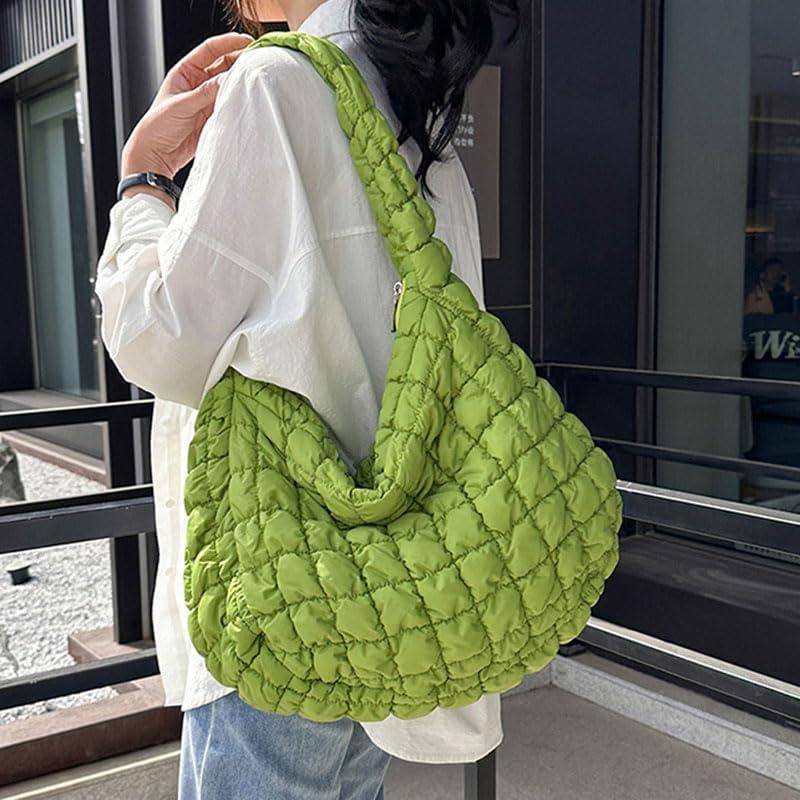 Bolso de Mano Brillante Simcat para Mujeres - Negro - 38x10x33 cm