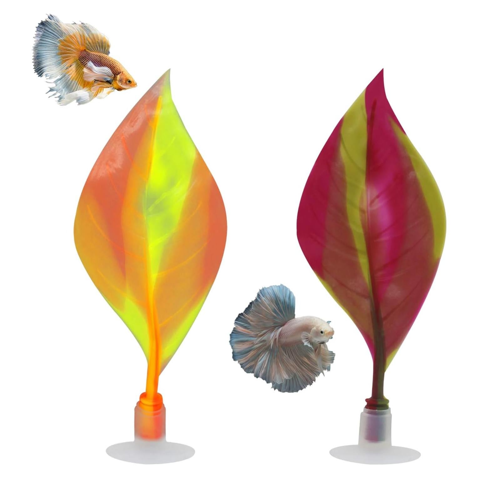 Hamaca de Hoja Betta WishLotus 2 Piezas Silicona Colorida