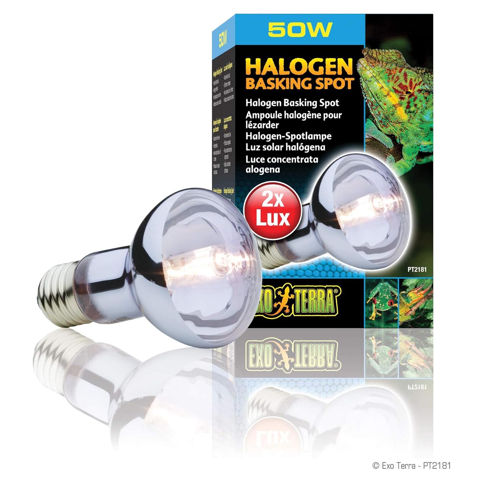 Lámpara Halógena Exo Terra Sun Glo 50W para Reptiles