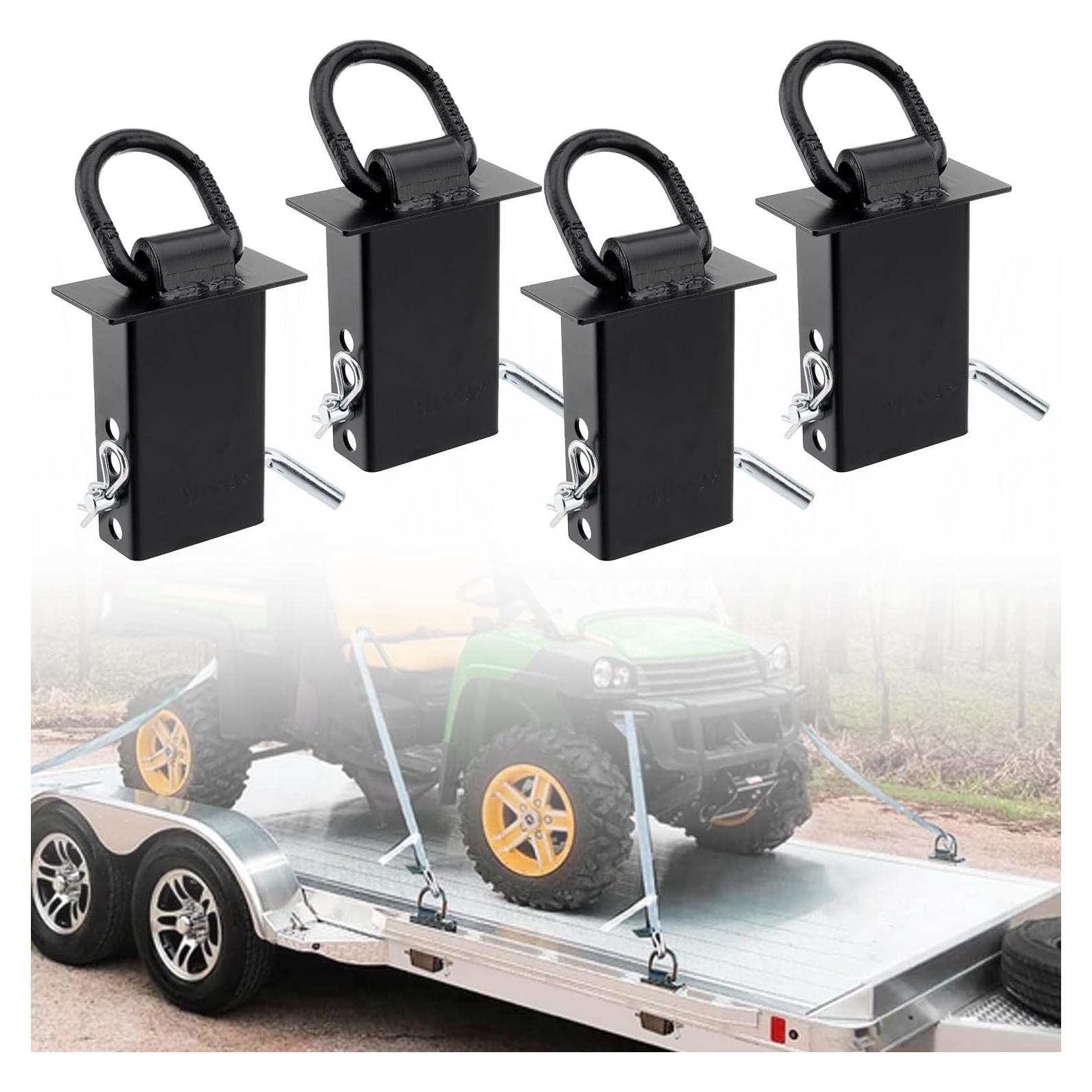 Anclajes D Ring Venussar para Remolques - Paquete de 4, 16200 lbs