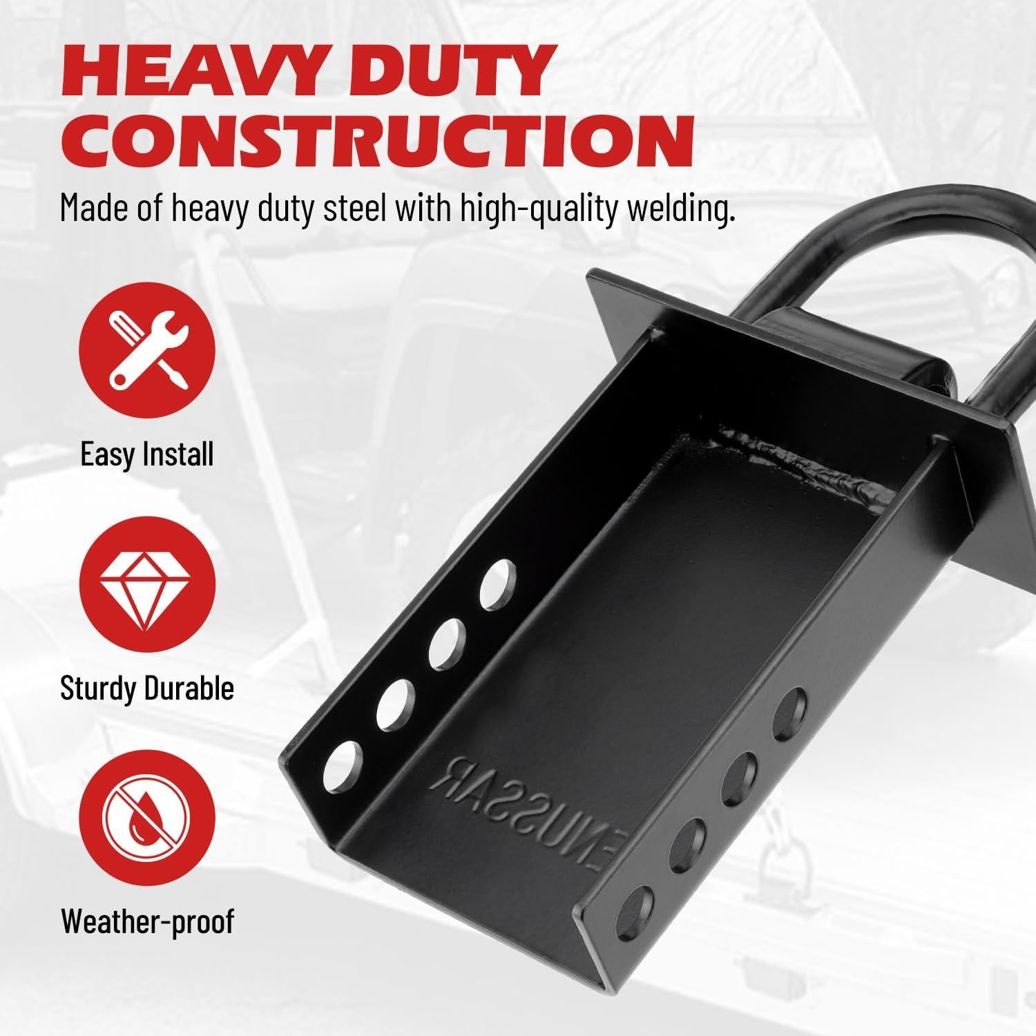 Anclajes D Ring Venussar para Remolques - Paquete de 4, 16200 lbs