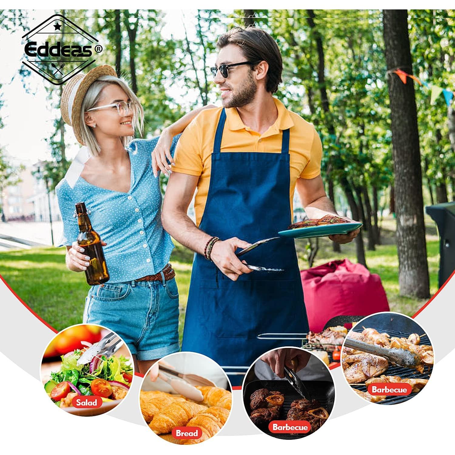 Pinzas de Cocina Eddeas 17.8 cm Acero Inoxidable Antideslizante