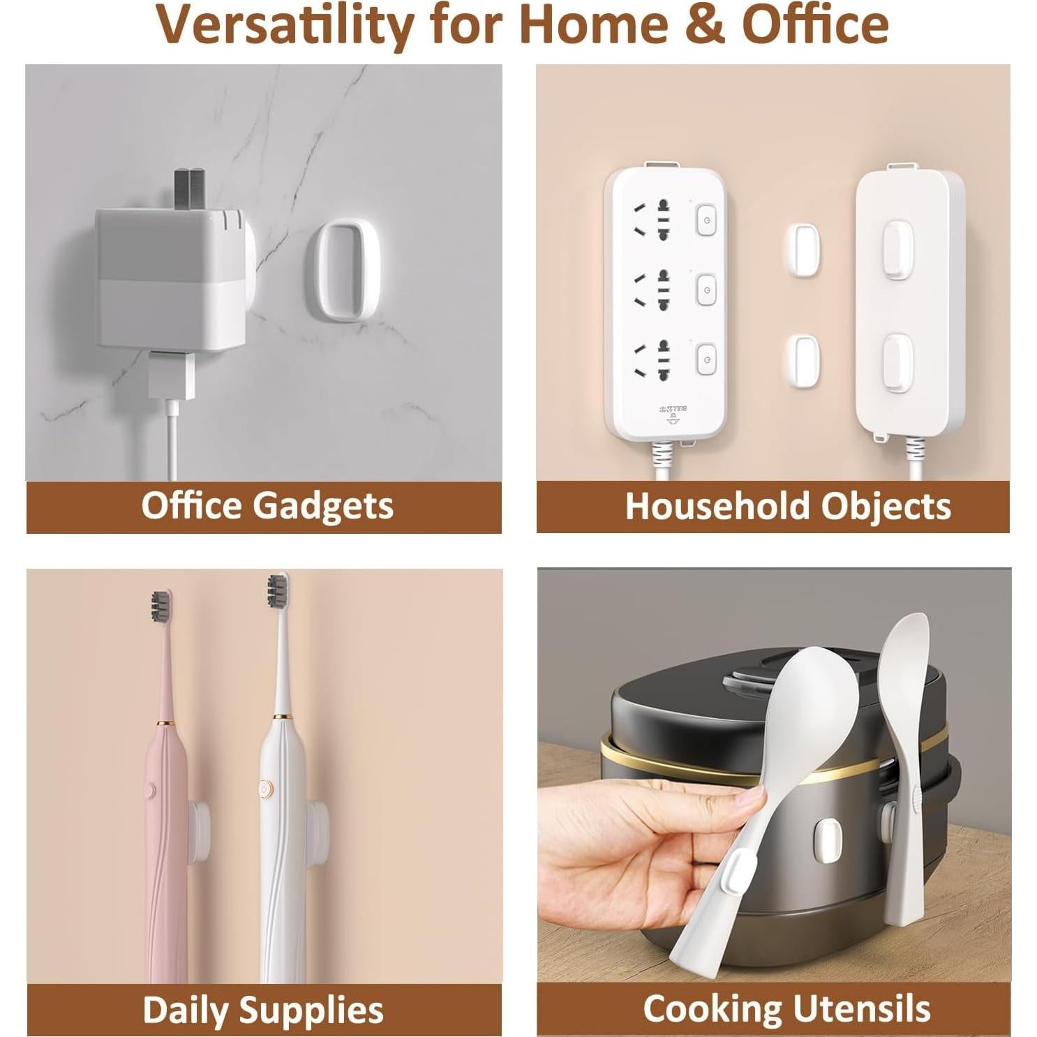 Soporte Magnético para Control Remoto Tiizze - 4 Piezas