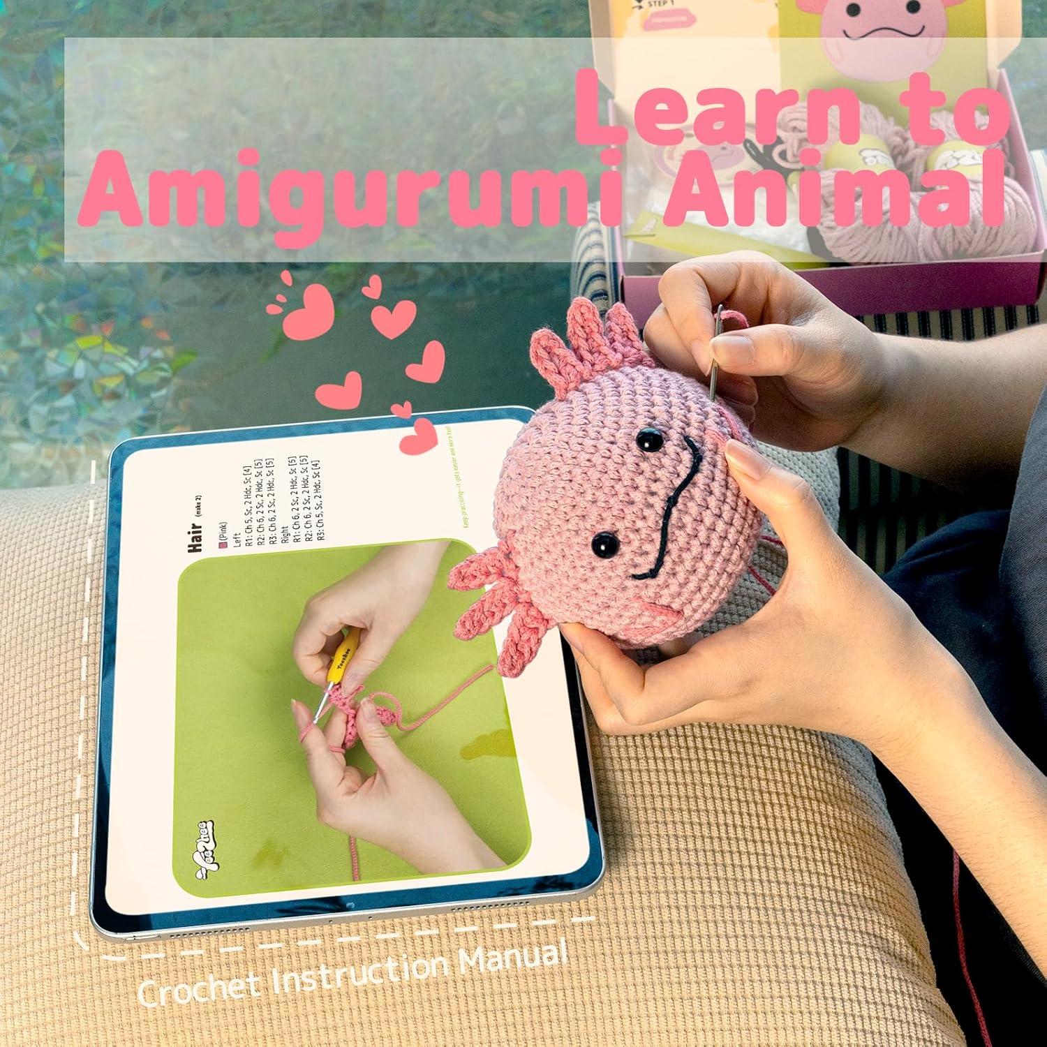 Kit de Crochet Yeezhee para Principiantes - Animales Amigurumi