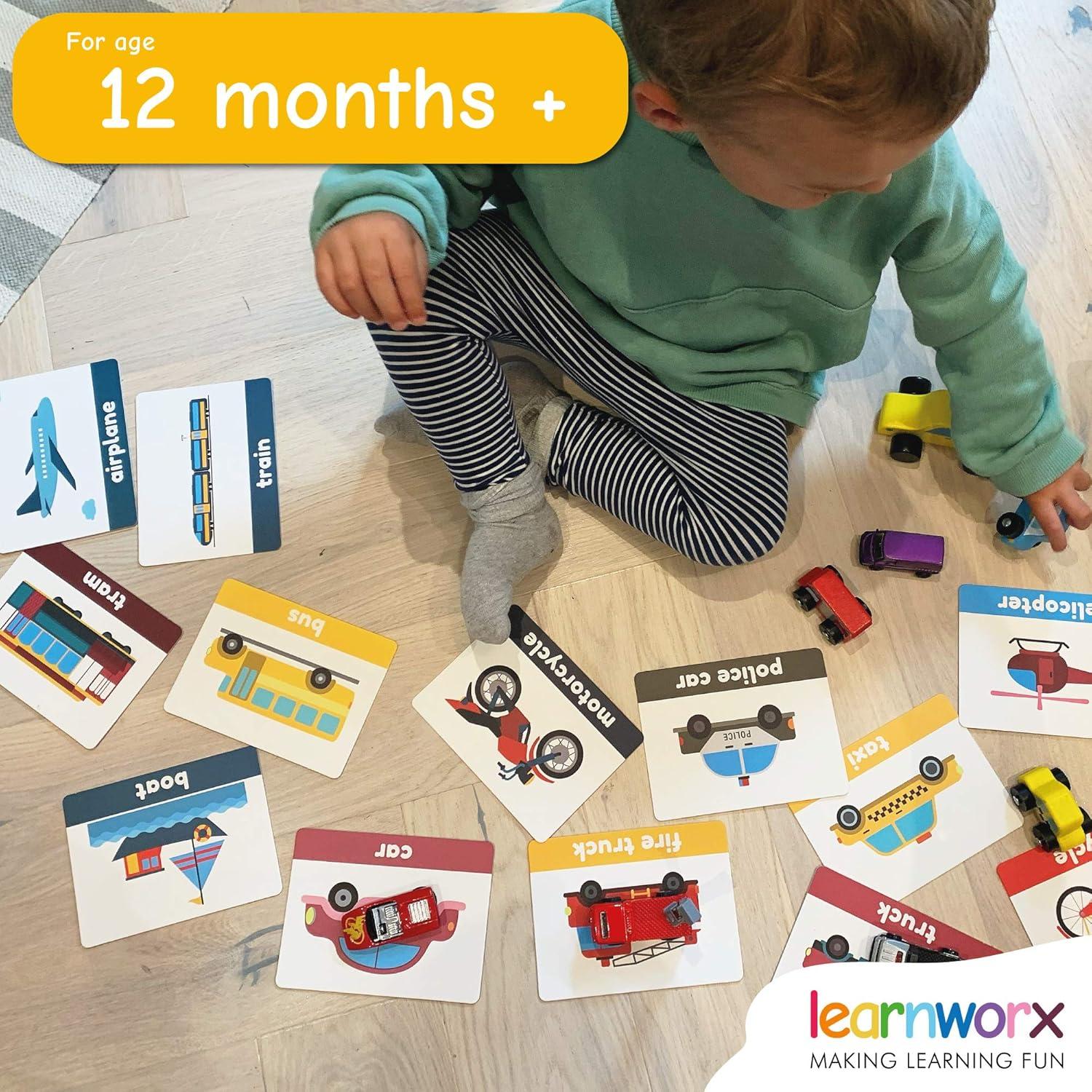 Tarjetas Didácticas LearnWorx 101 para Bebés 1-3 Años