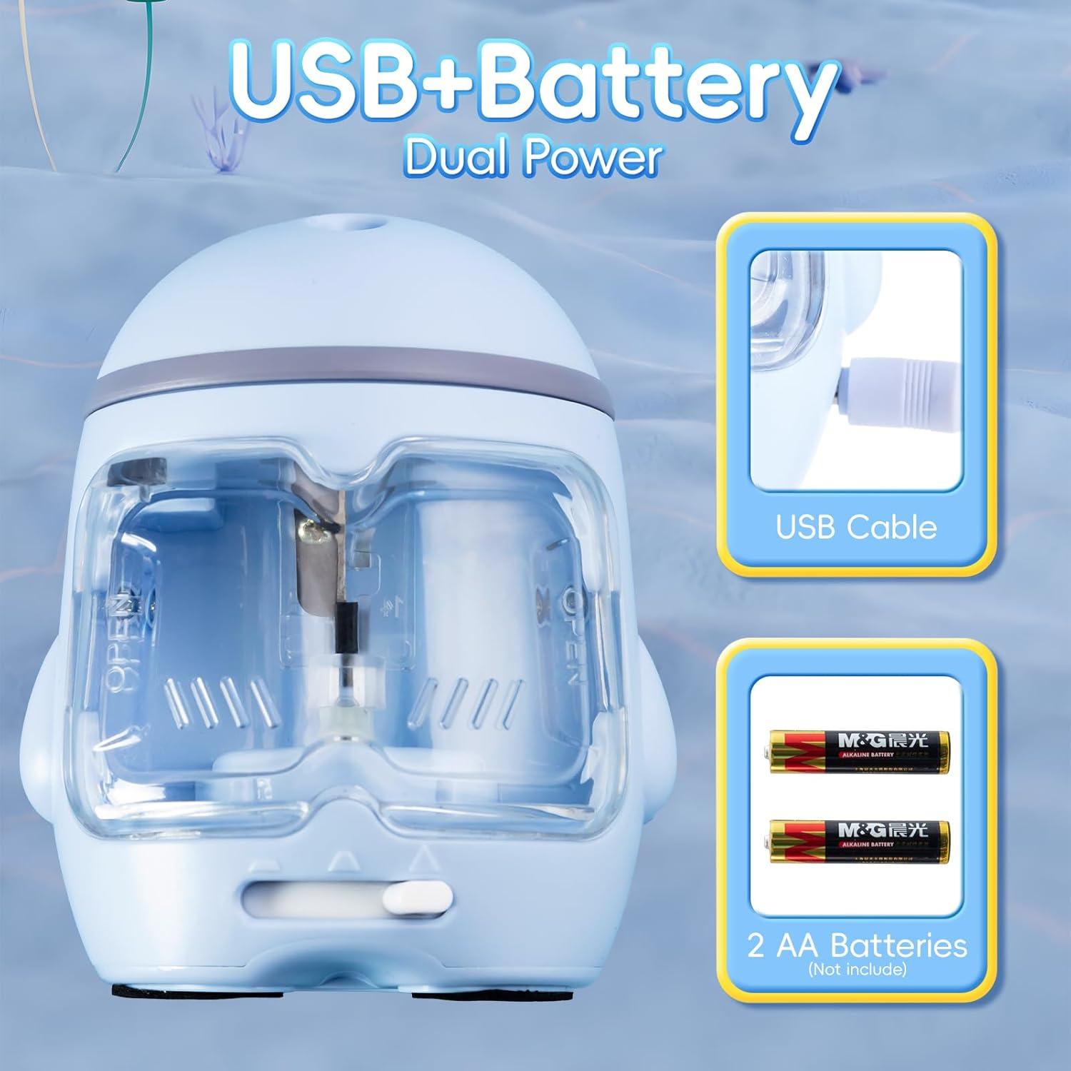 Sacapuntas Eléctrico M&G Azul Portátil USB/Batería 198g