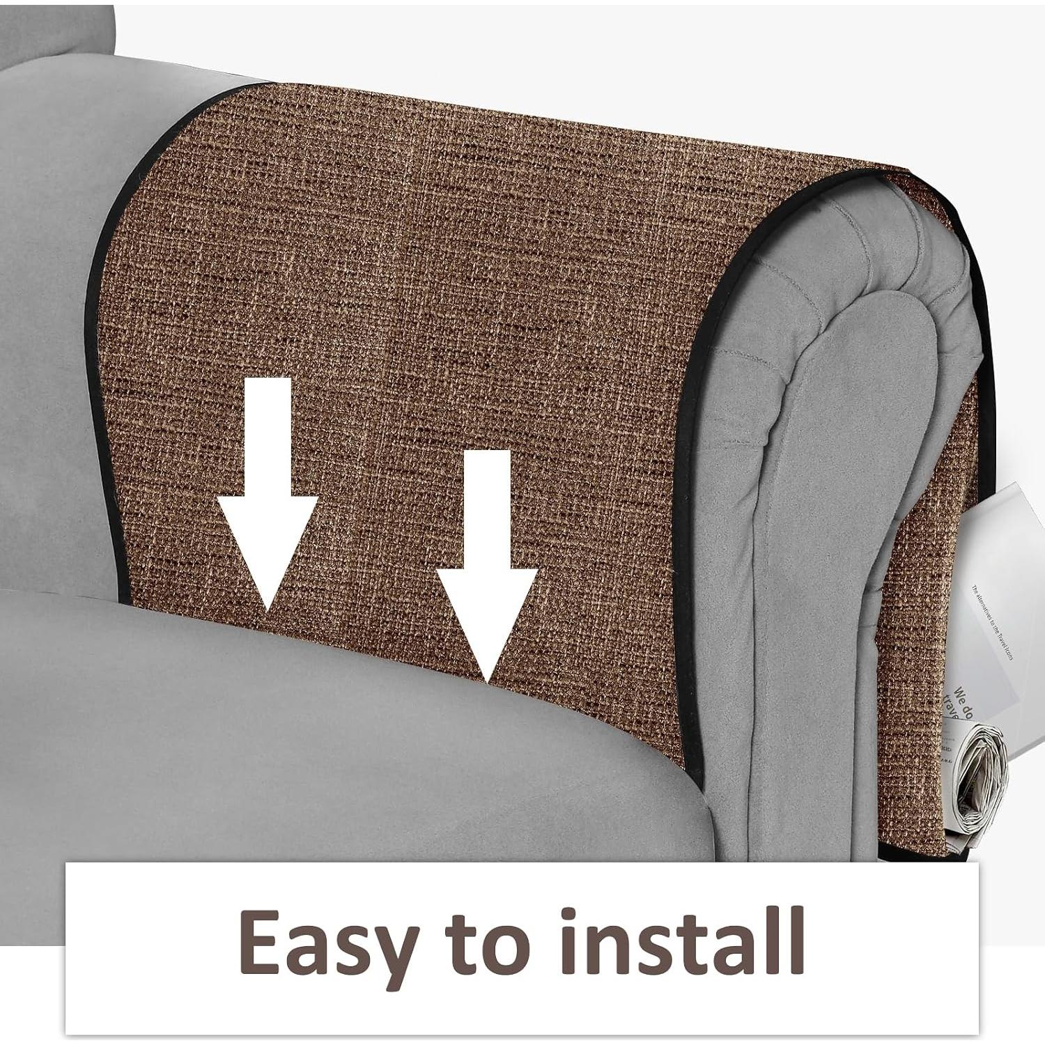 Organizador de Reposabrazos Joywell Marrón - Caddy 5 Bolsillos