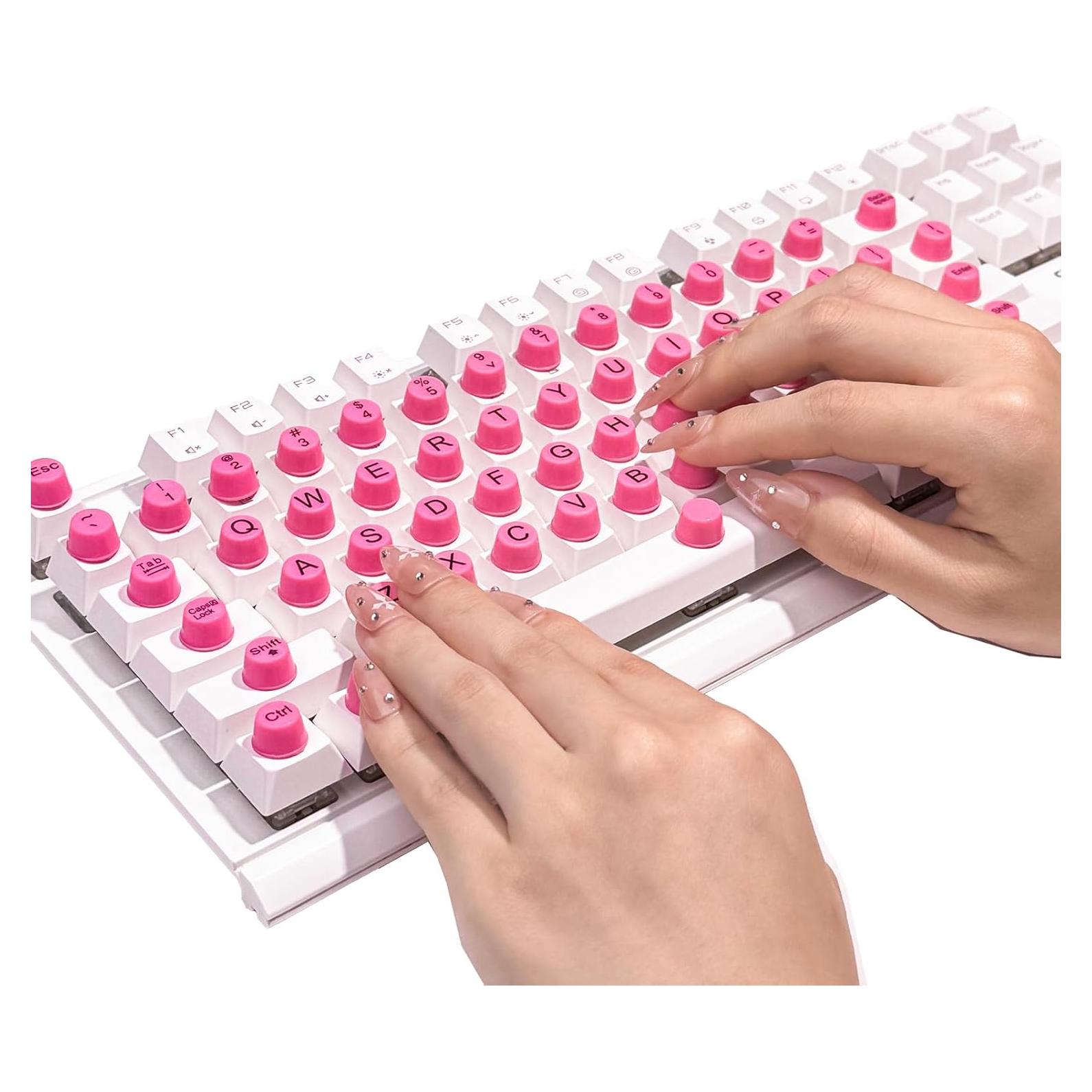 Etiquetas Adhesivas para Teclado Majeree 64 Pcs Uñas Largas