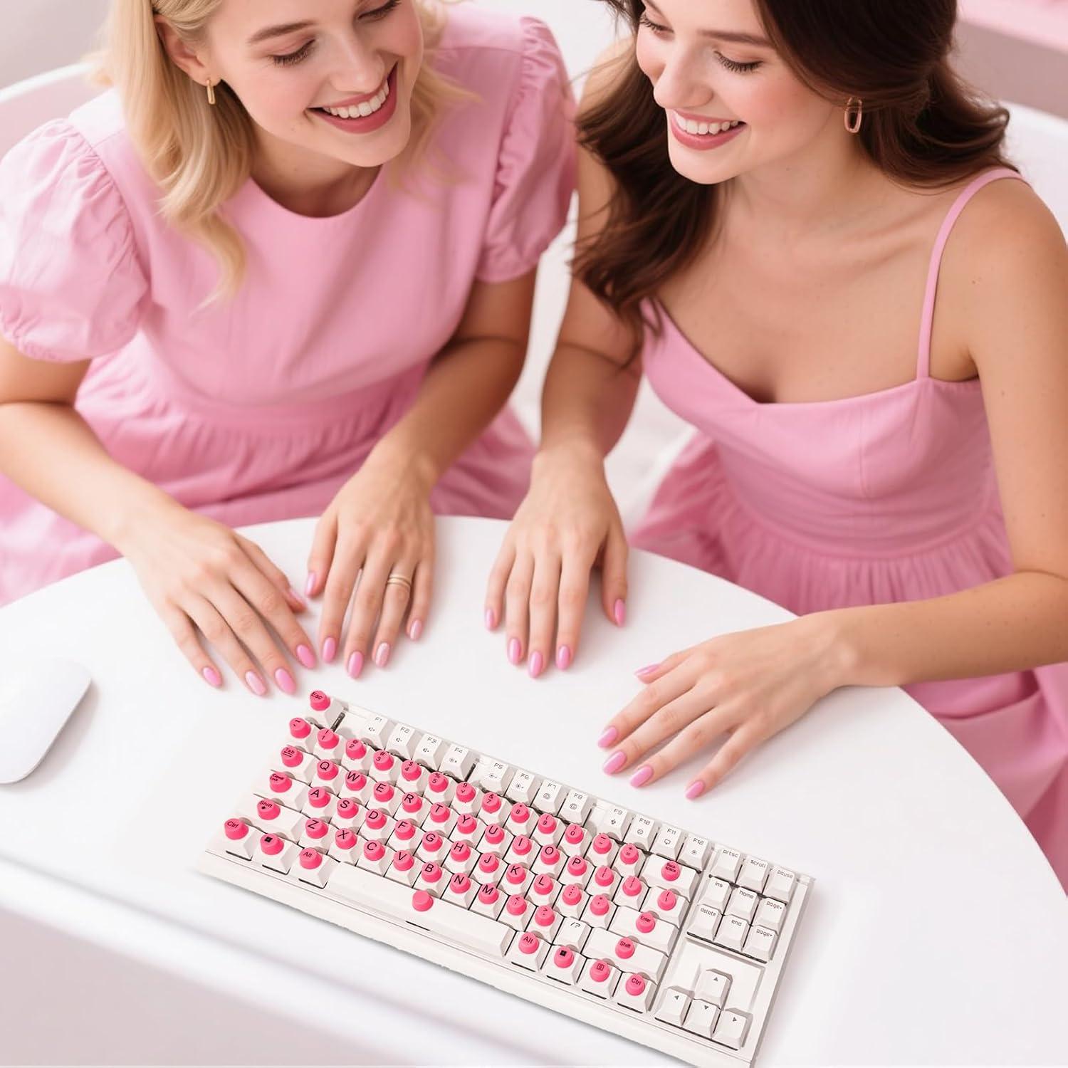 Etiquetas Adhesivas para Teclado Majeree 64 Pcs Uñas Largas