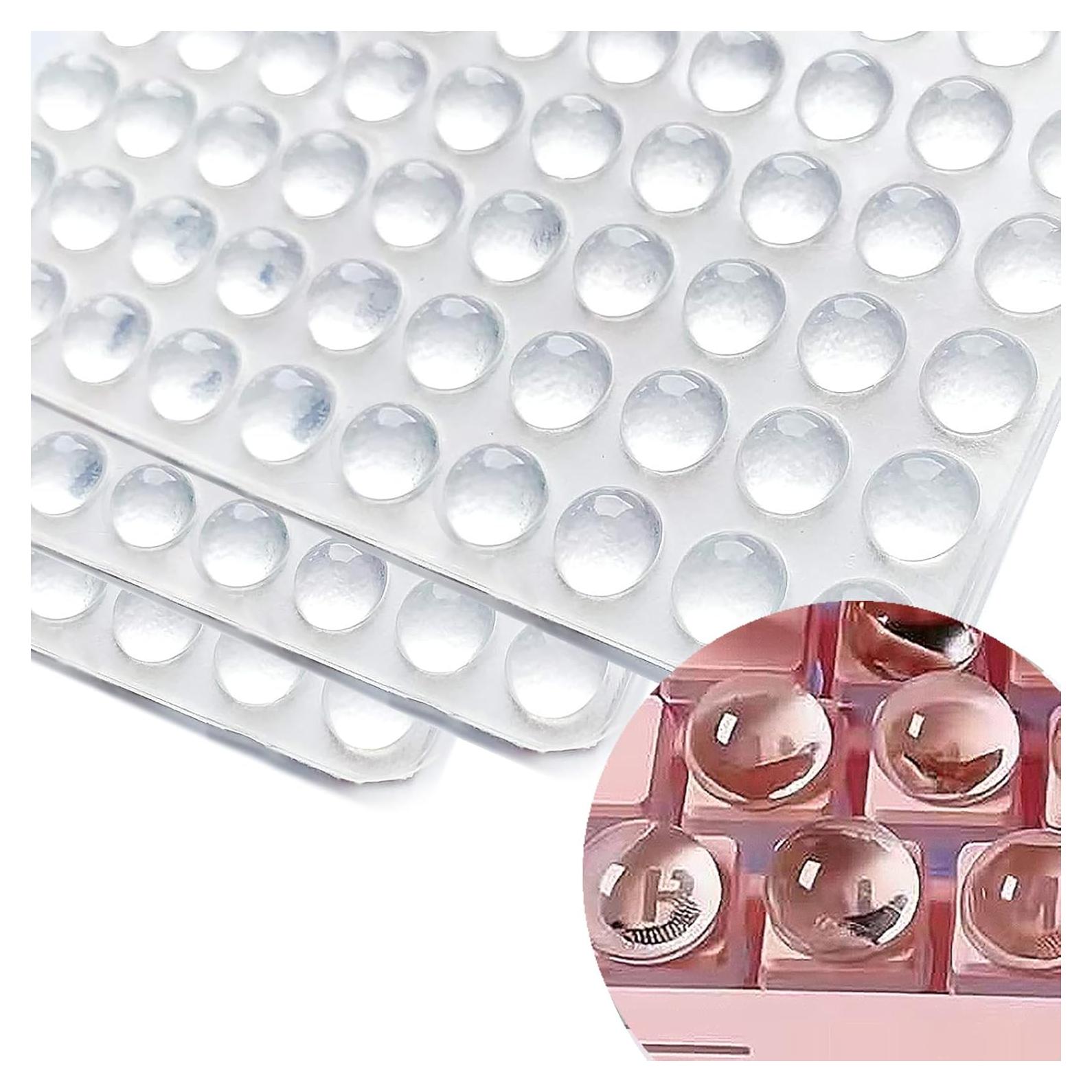 100 Pegatinas de Silicona de Vidrio QUENLOOP para Teclado