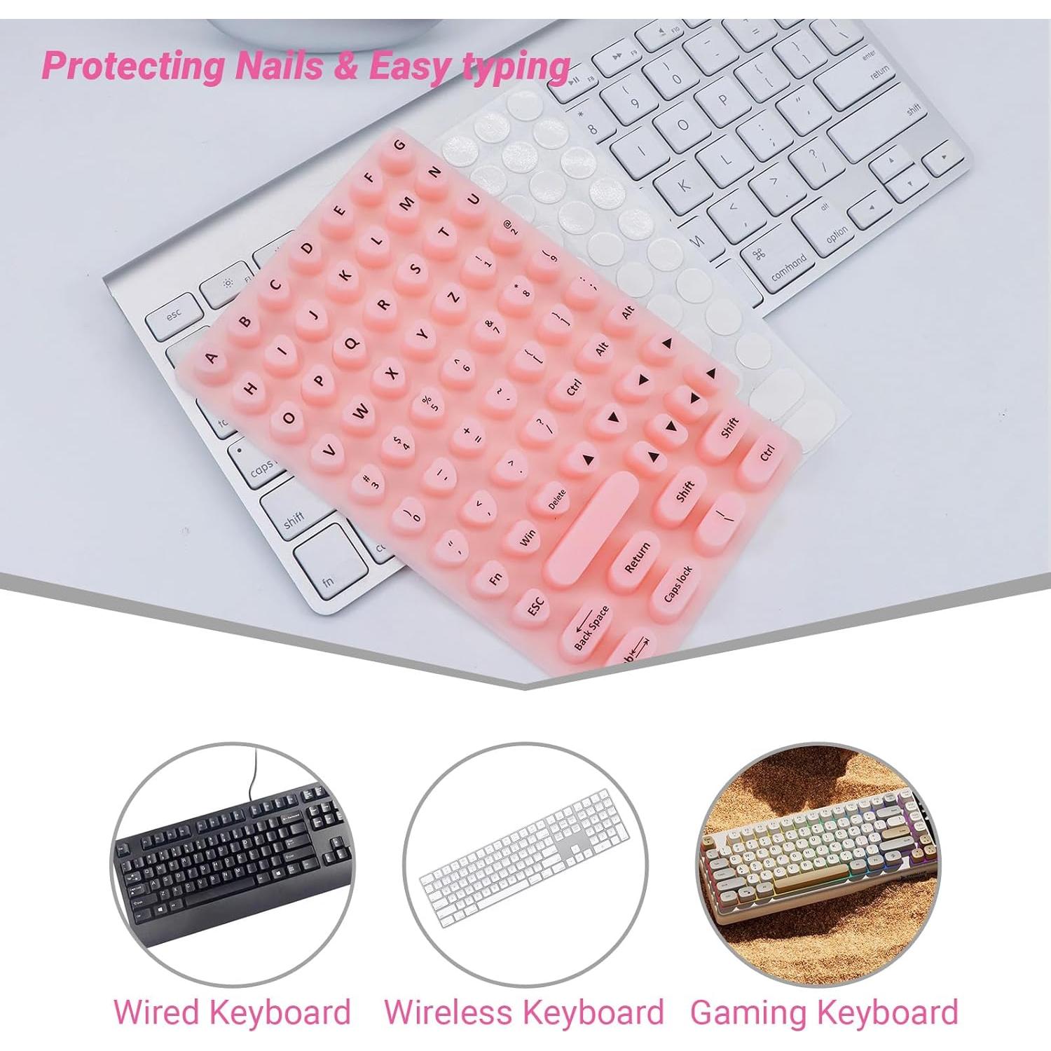 Calcomanías para Teclado WANTHER para Uñas Largas - 70 Pcs