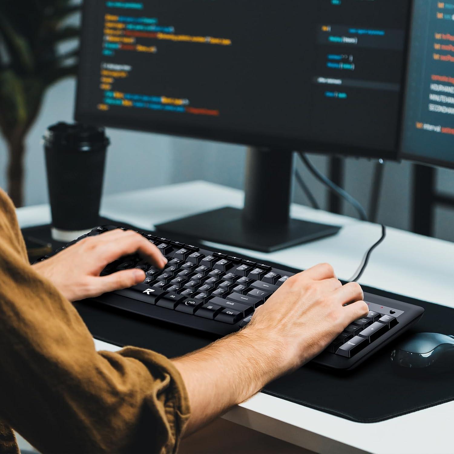 Teclado Redragon BK7366 USB Multimedia Silencioso Resistente