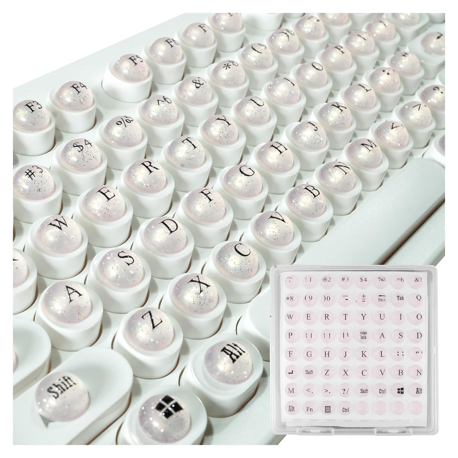 Elevador de Teclas para Teclado Ivaso - Hemisferio Rosa, 128 Pcs