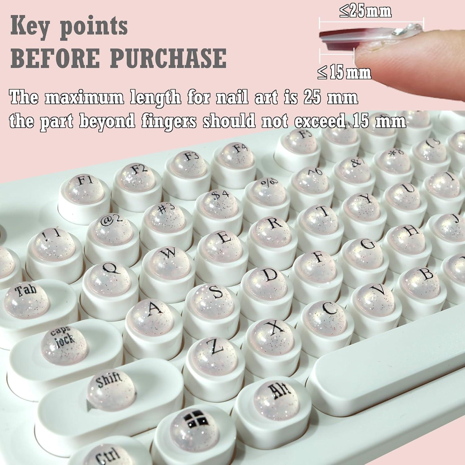 Elevador de Teclas para Teclado Ivaso - Hemisferio Rosa, 128 Pcs