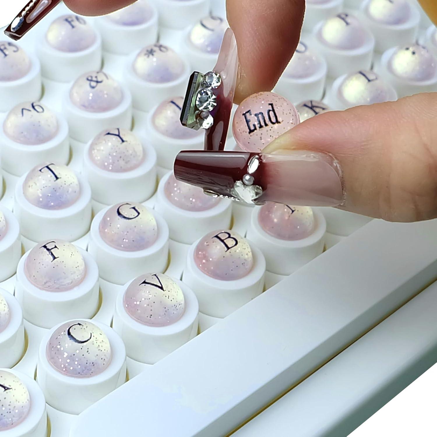 Elevador de Teclas para Teclado Ivaso - Hemisferio Rosa, 128 Pcs