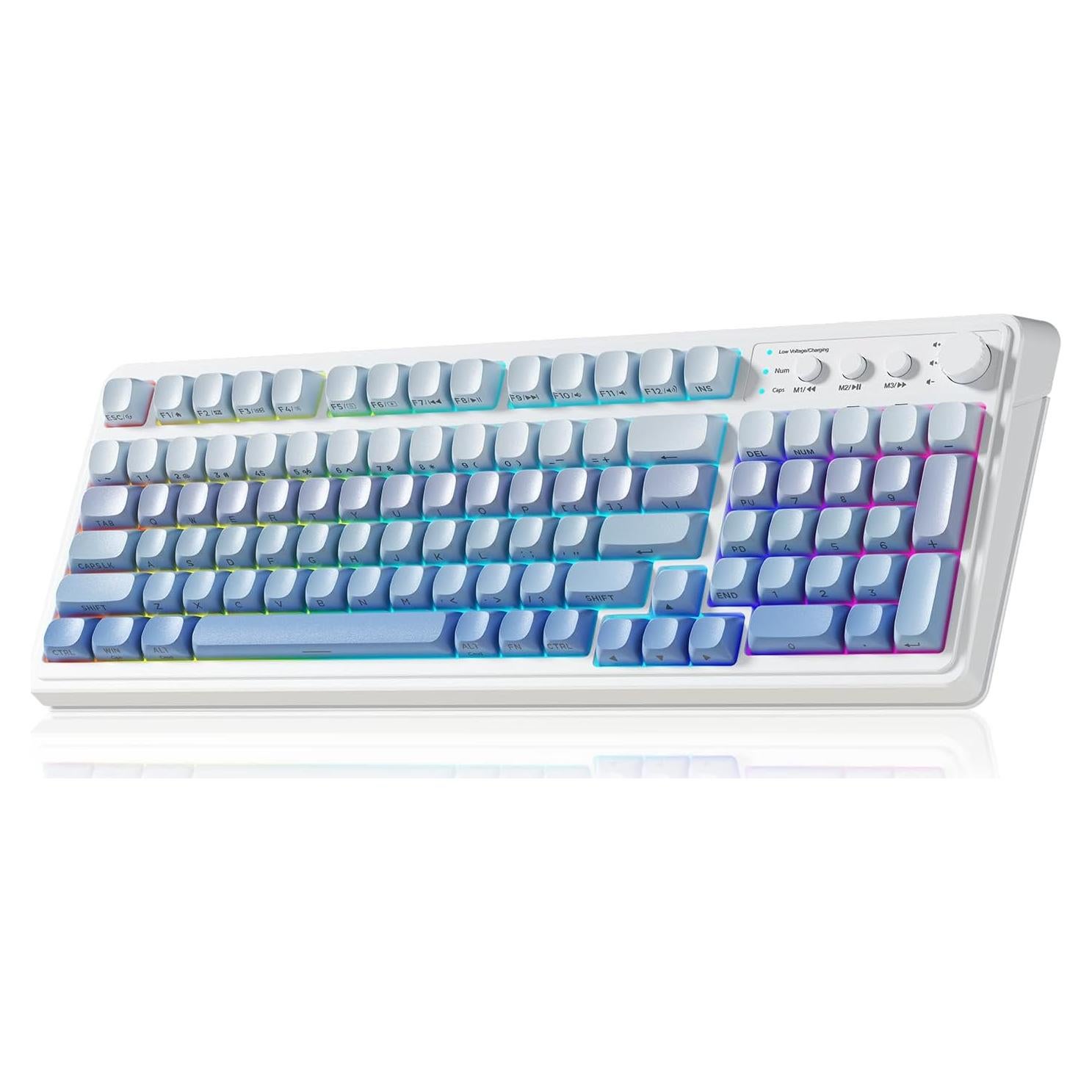 Teclado Gaming AULA S99 Inalámbrico RGB 99 Teclas Bluetooth