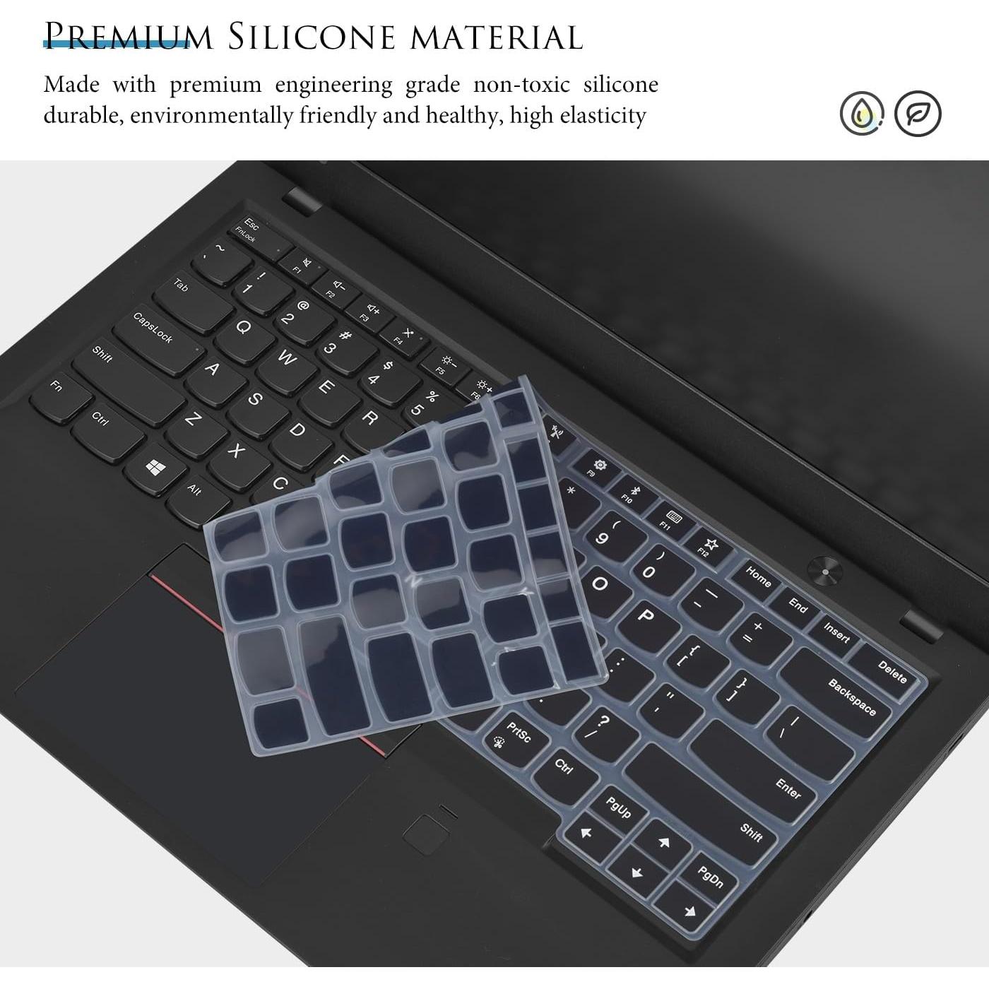 Cubierta de Teclado CASEDAO para Lenovo ThinkPad 14" Negro